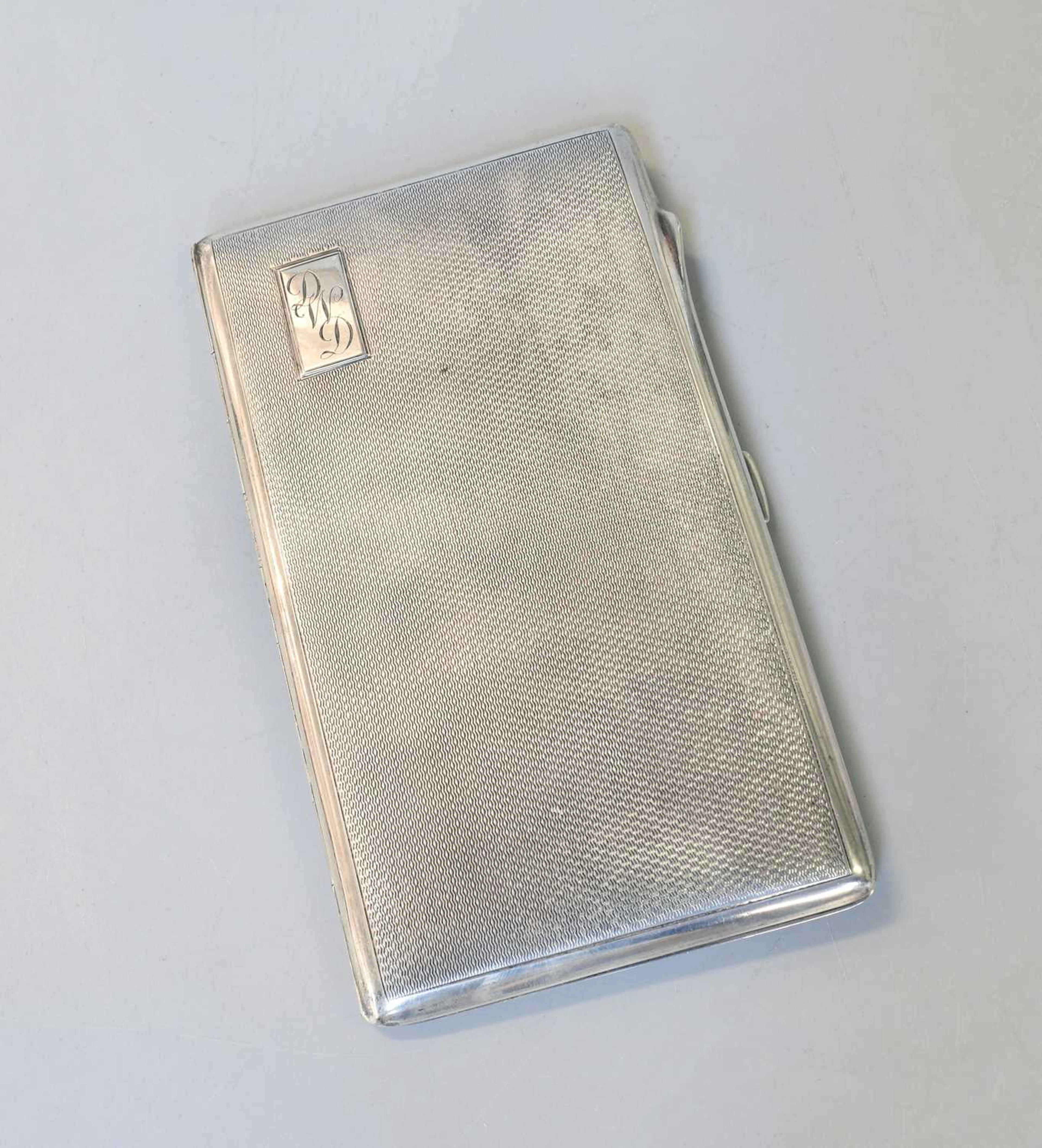 A George V Silver Cigarette-Case, by Joseph Gloster Ltd., Birmingham, 1921