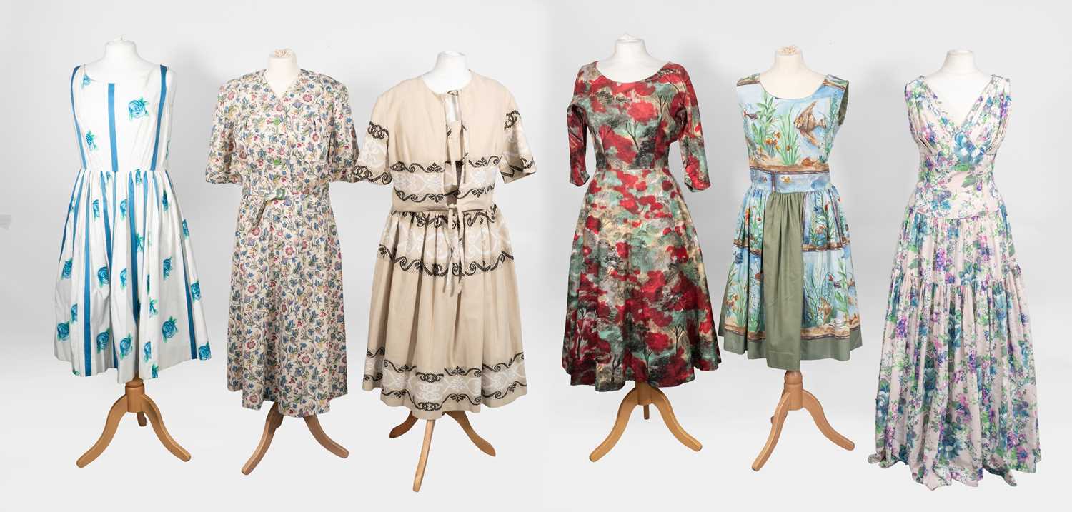 Circa 1950s and Later Day Dresses, Koupy Model, Madamemoiselle