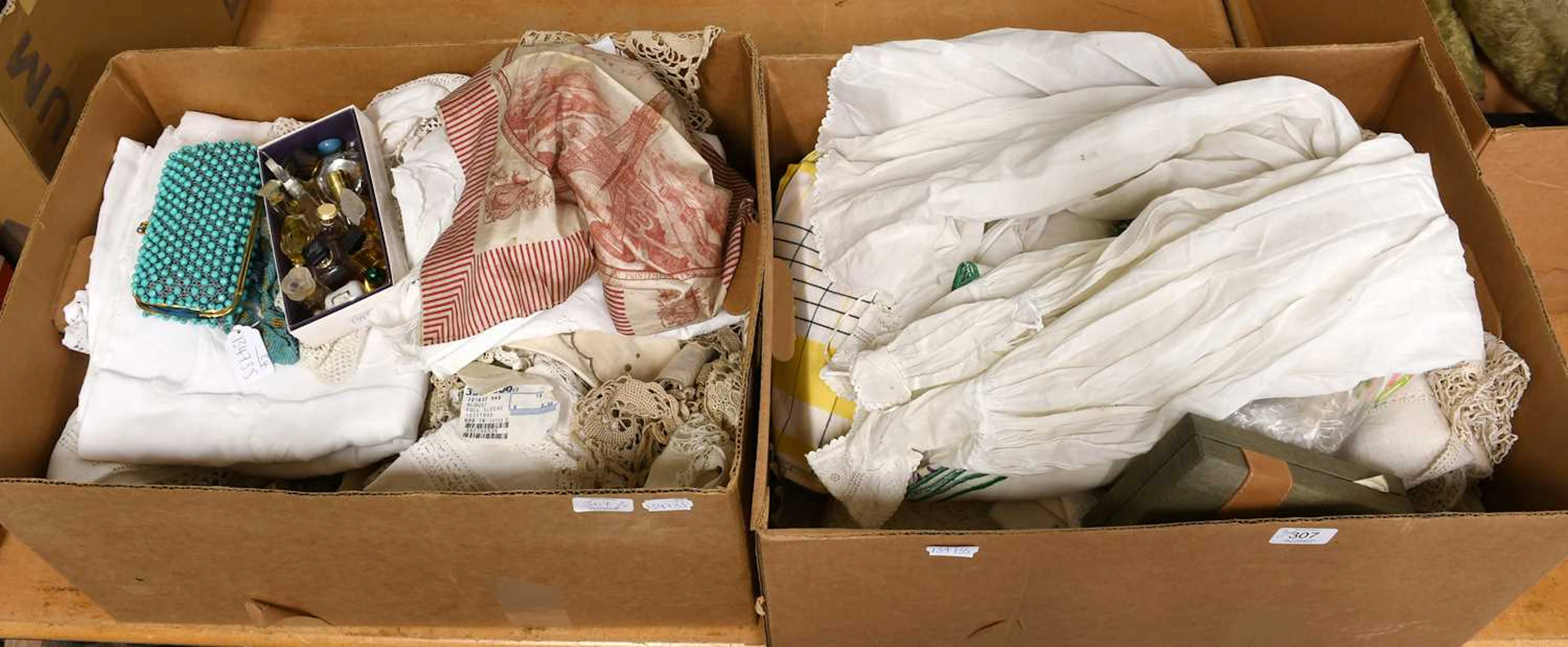 Assorted Linen, Textiles and Other Items
