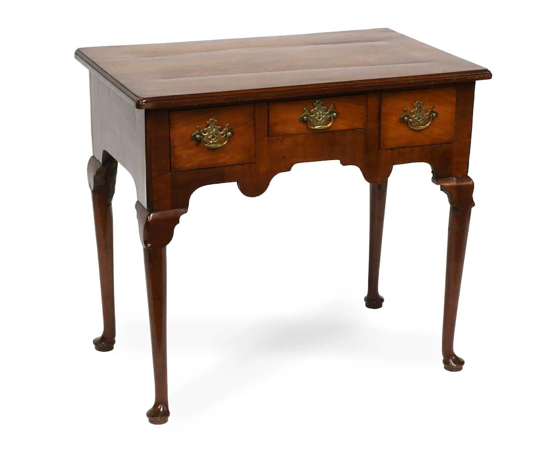 A George III Mahogany Kneehole Side Table, circa 1780