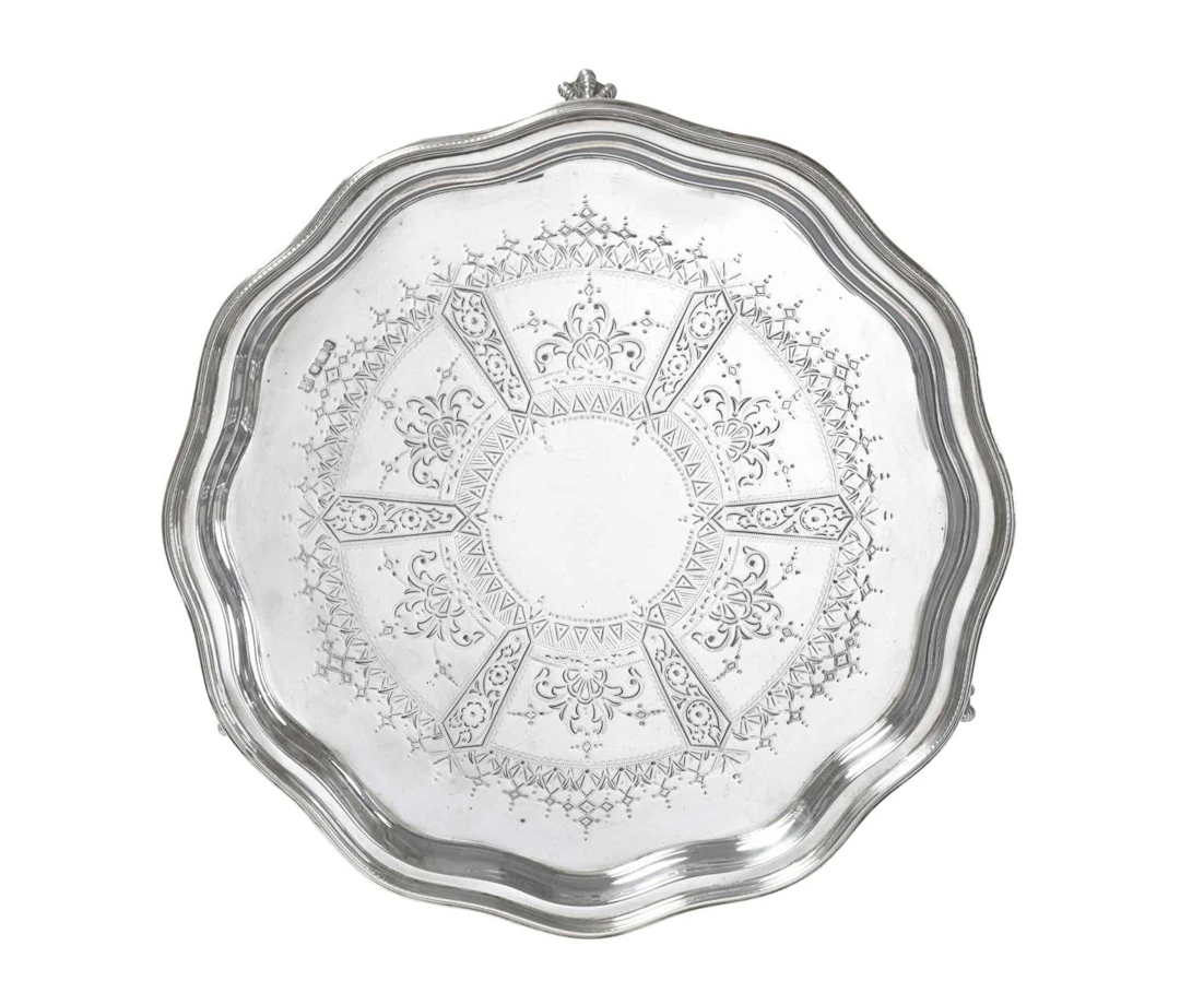 An Edward VII Silver Salver by John and William F. Deakin, Sheffield