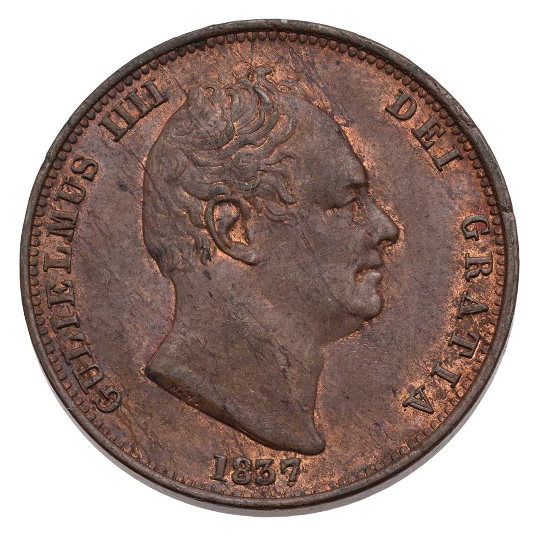 William IV, Halfpenny 1837