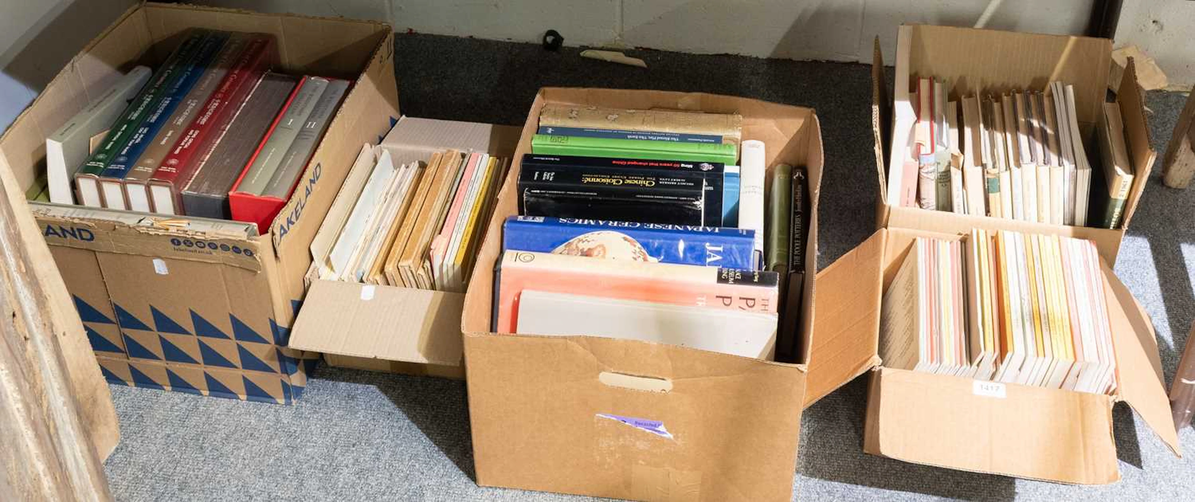 A Collection of Ceramics and Other Reference Books