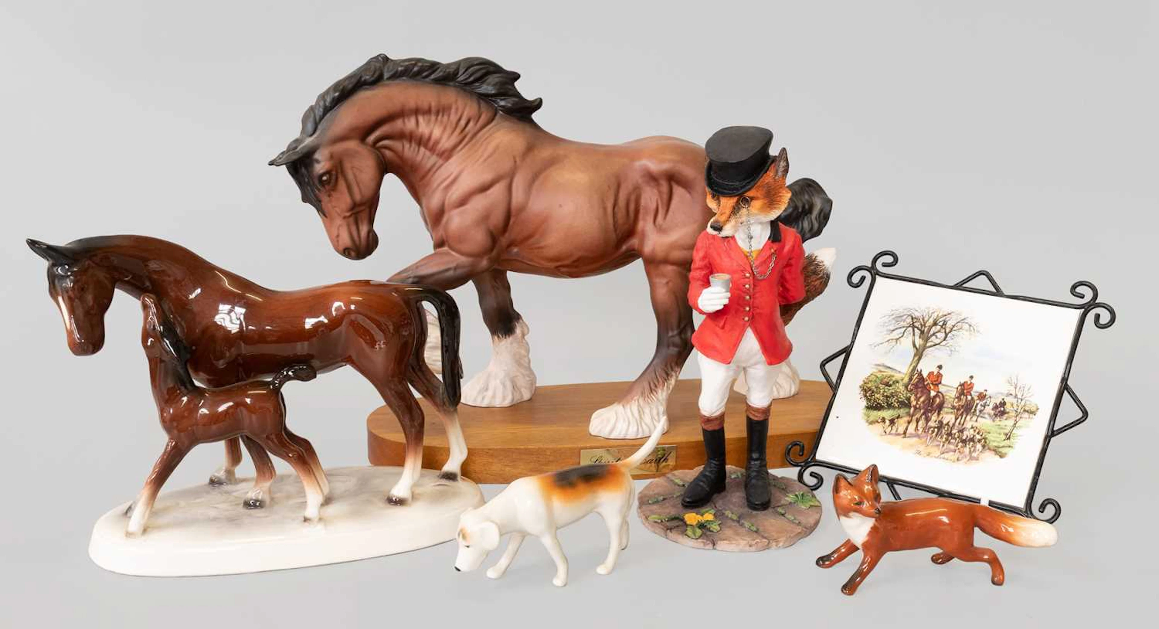 Border Fine Arts and Beswick, including: Studio Reynard the Fox Models