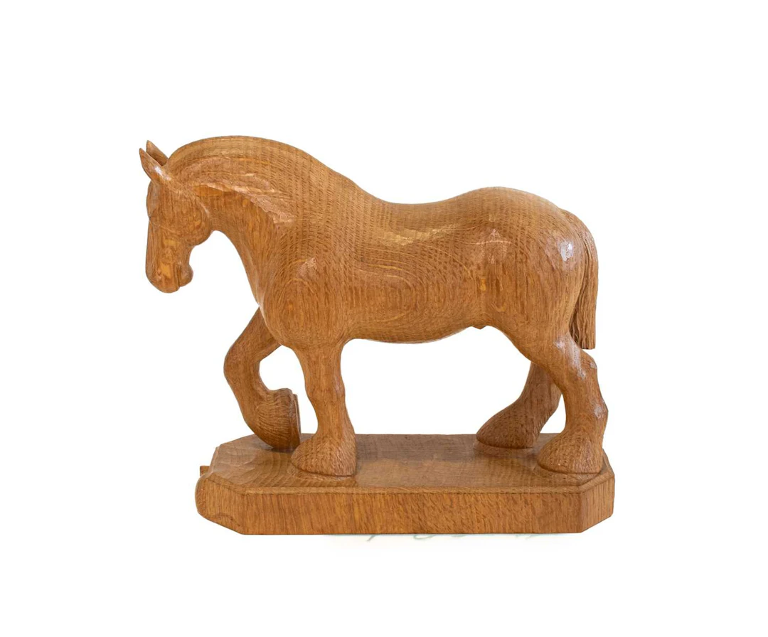 Workshop of Robert Mouseman Thompson (Kilburn): An English Oak Shire