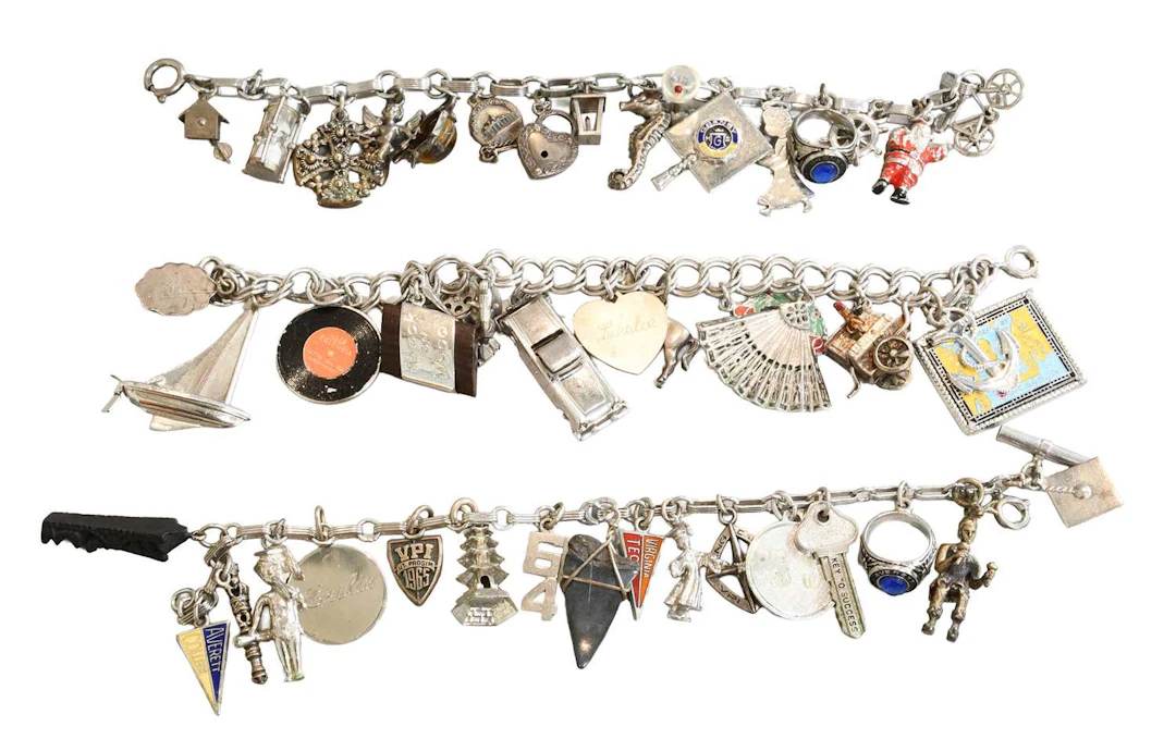 Three Charm Bracelets