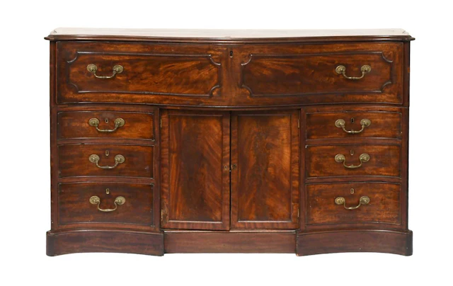 A George III-Style Mahogany Writing Desk