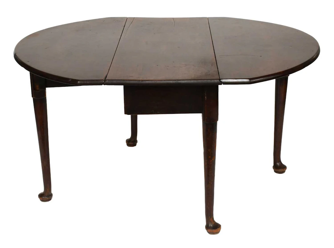 An 18th Century Mahogany Drop Leaf Dining Table