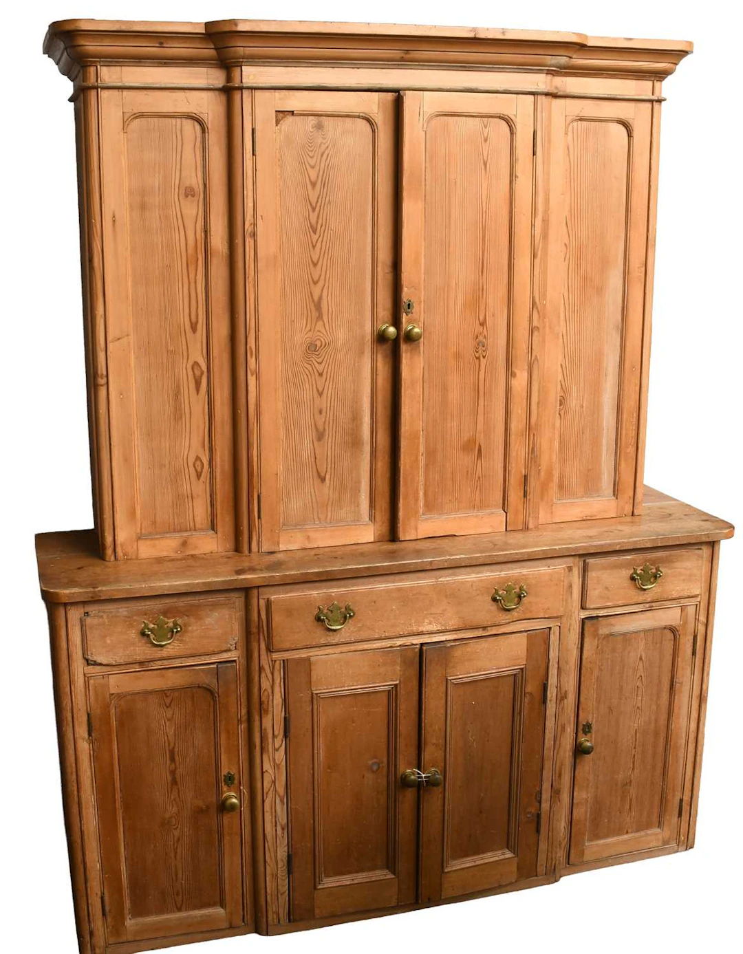 A Victorian Pine Dresser Base