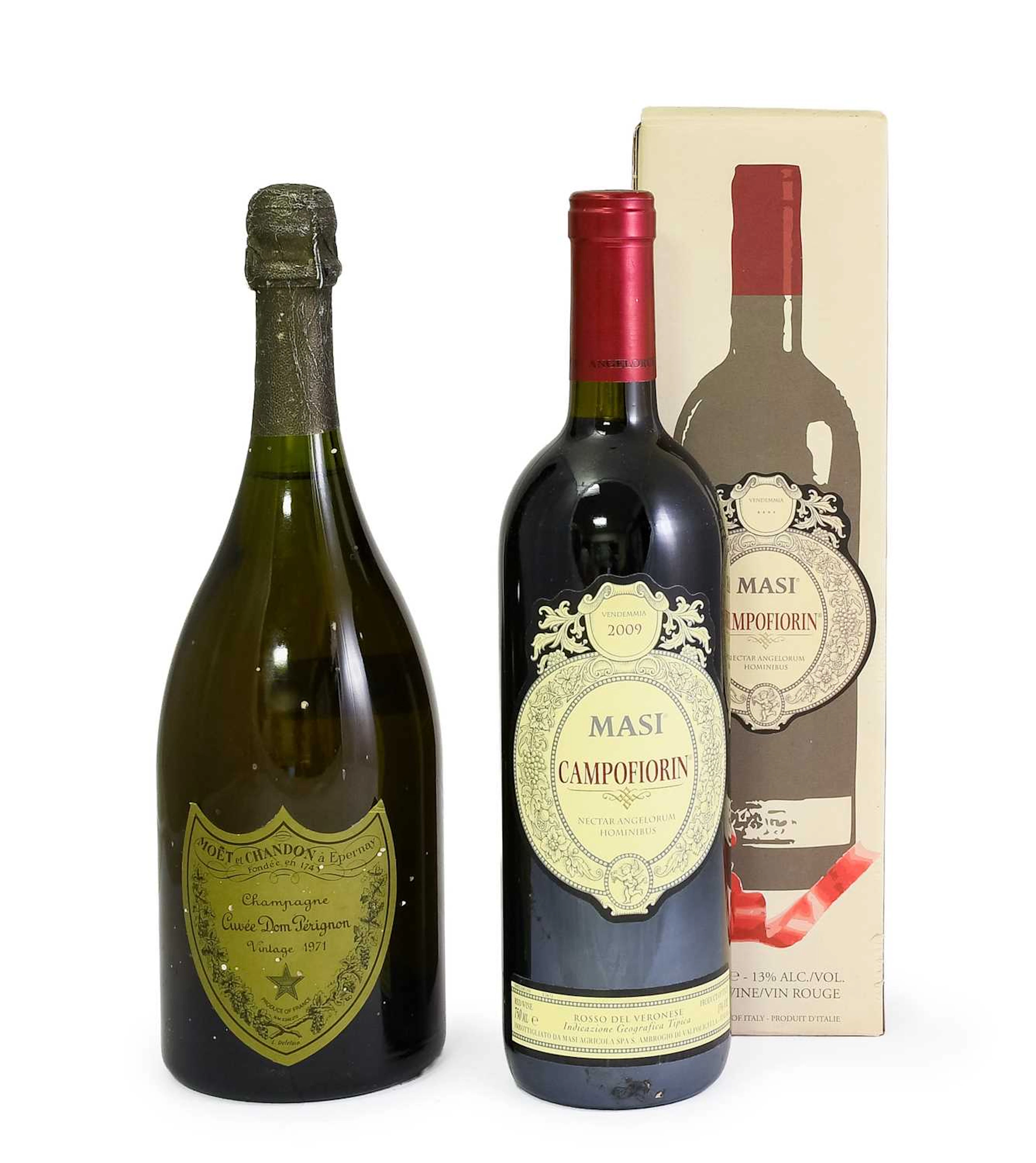 Dom Perignon 1971 Vintage Champagne, Masi 2009 Campofiorin