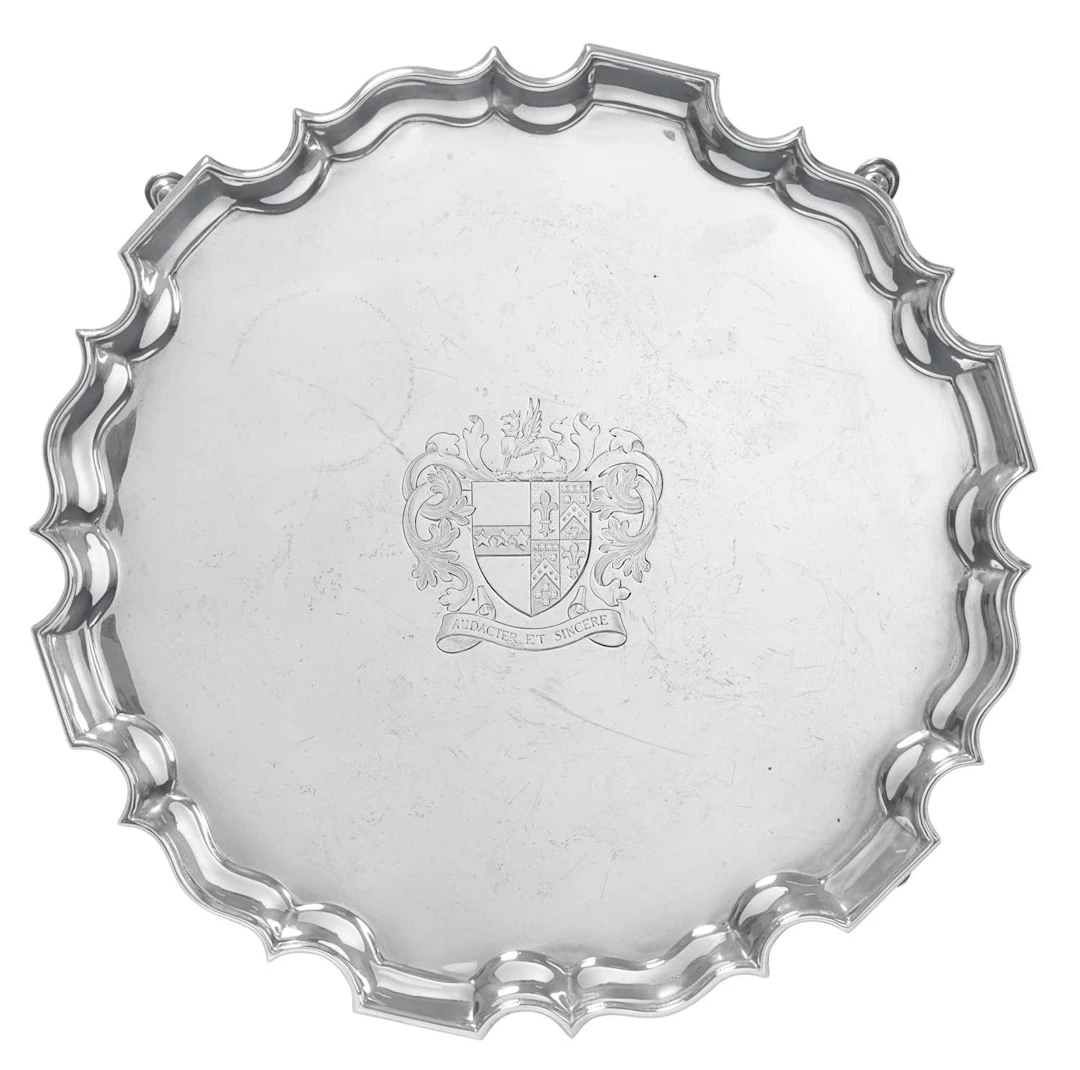 A George V Silver Salver by Tessiers Ltd., London, 1933, by Tessiers