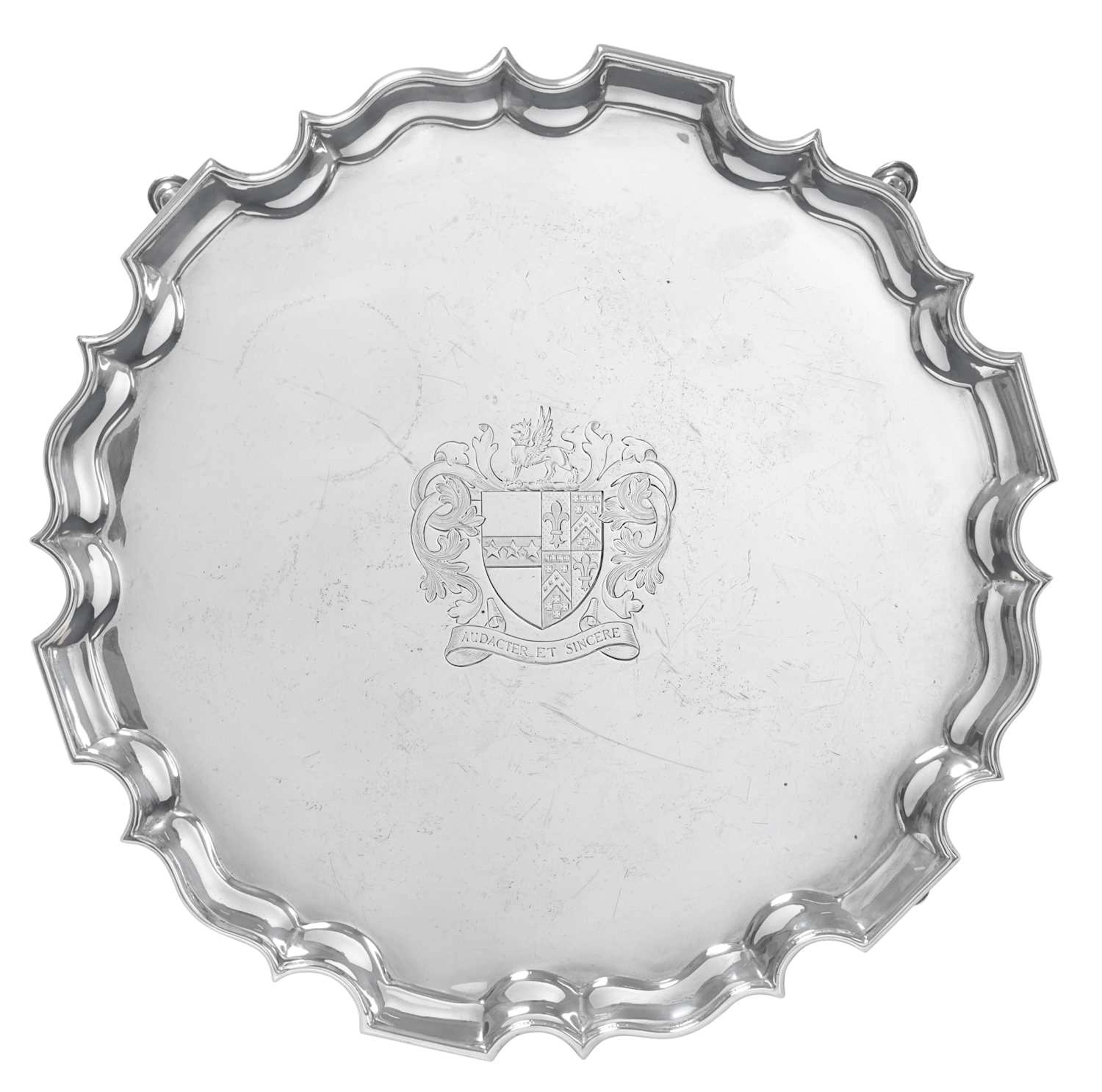 A George V Silver Salver by Tessiers Ltd., London, 1933, by Tessiers
