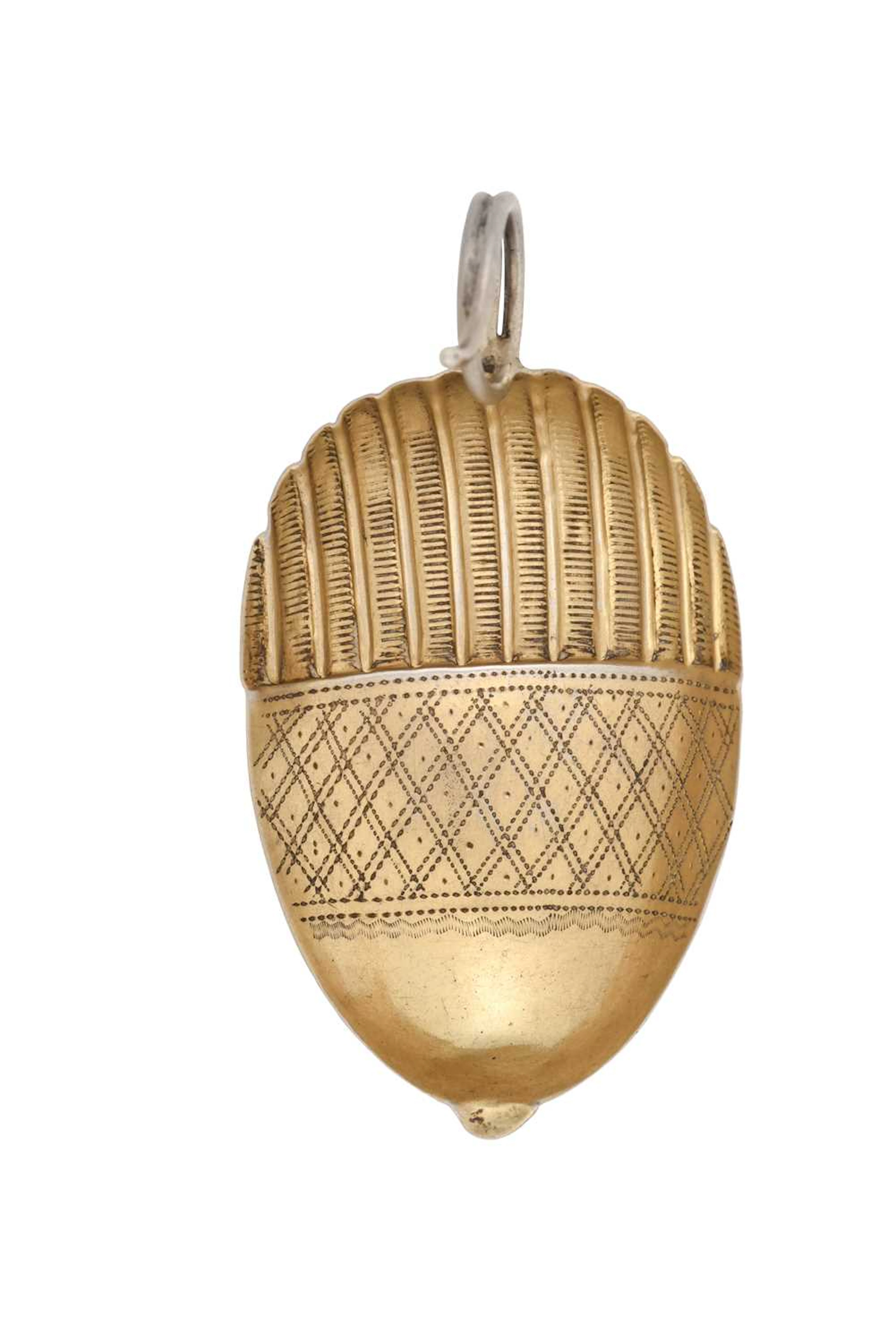 A George III Parcel-Gilt Silver Caddy-Spoon by Joseph Taylor, Birmingham