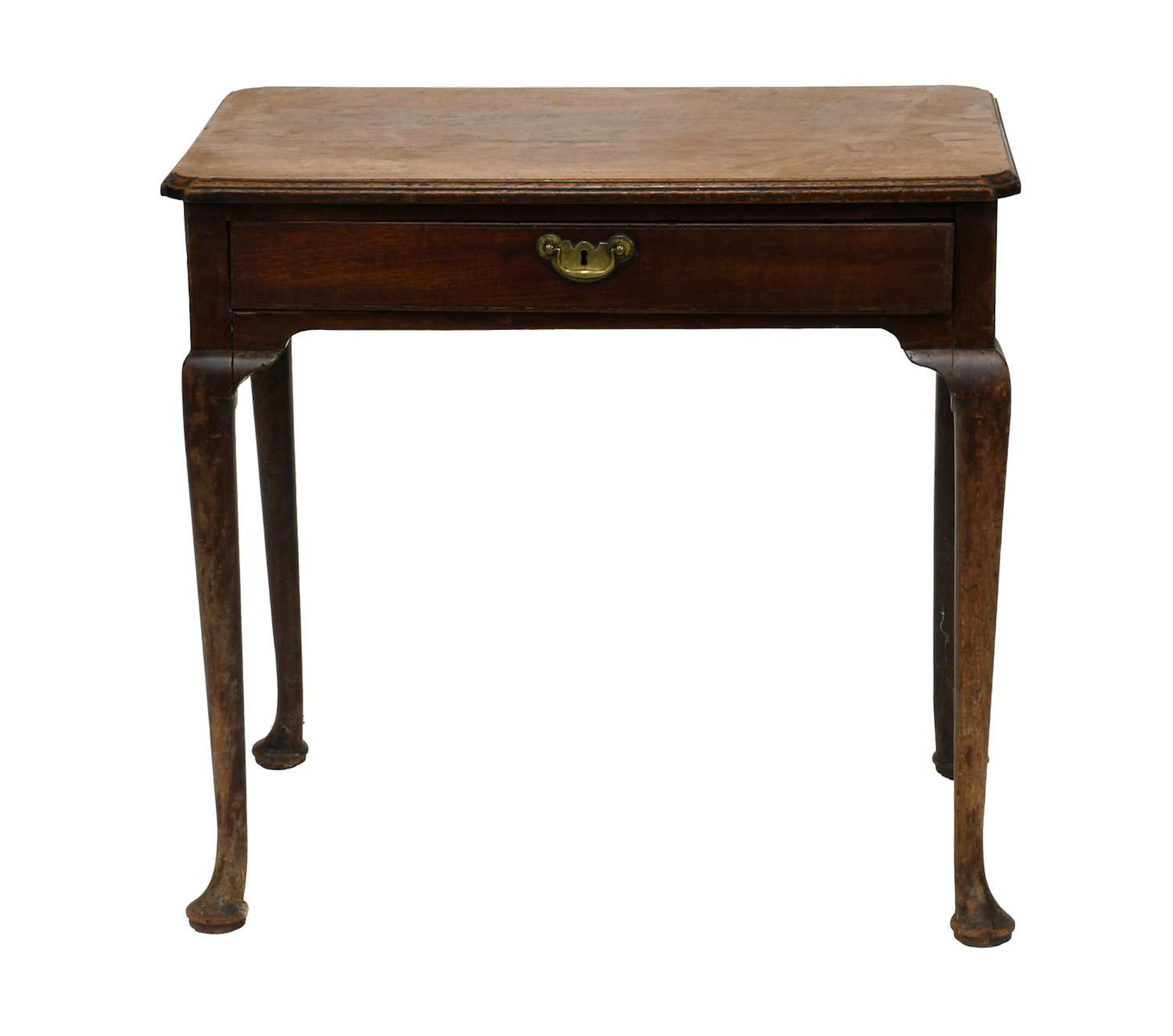 A Mid-18th Century Single Drawer Side Table