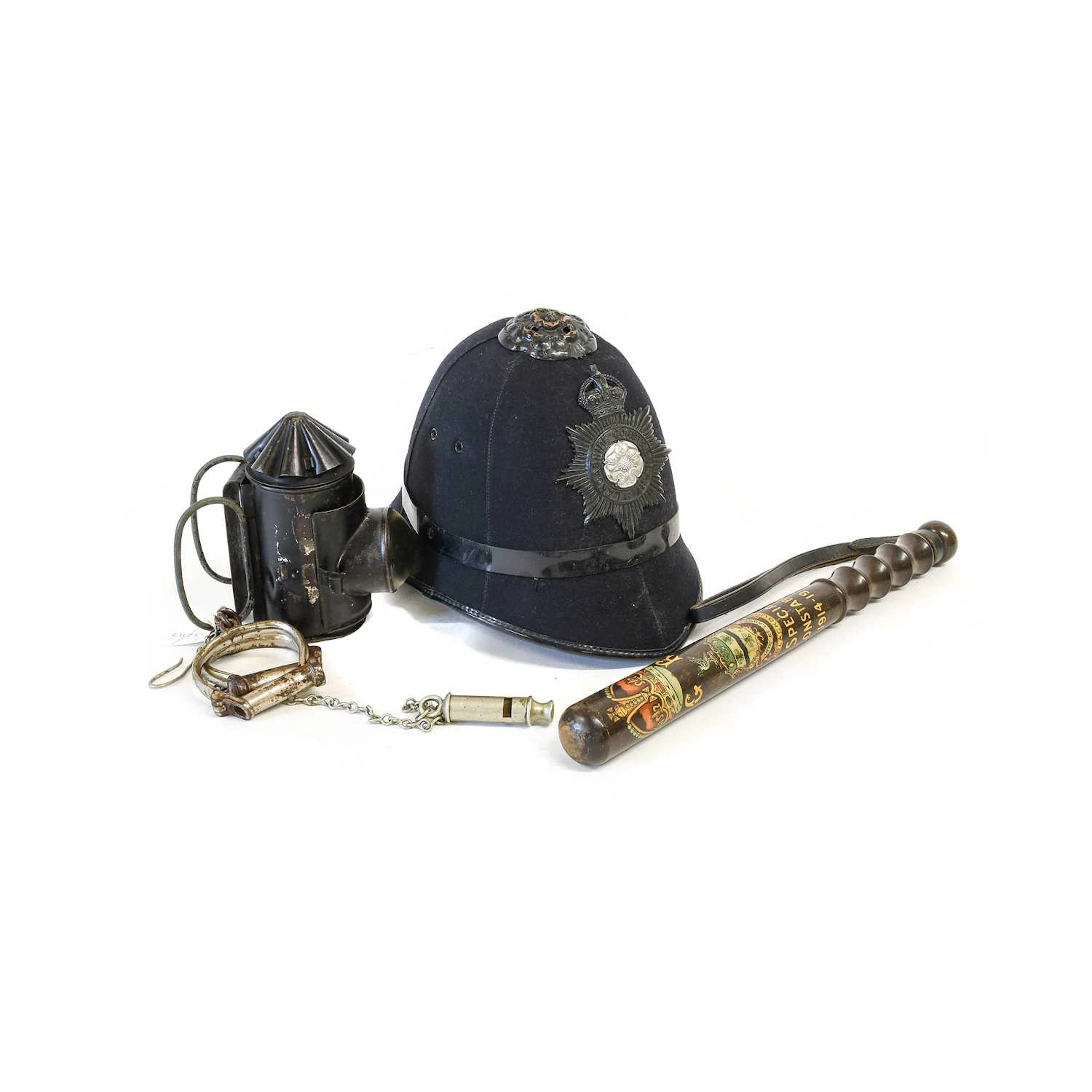 A First World War Blackburn Special Contable Police Truncheon, a Lancashire