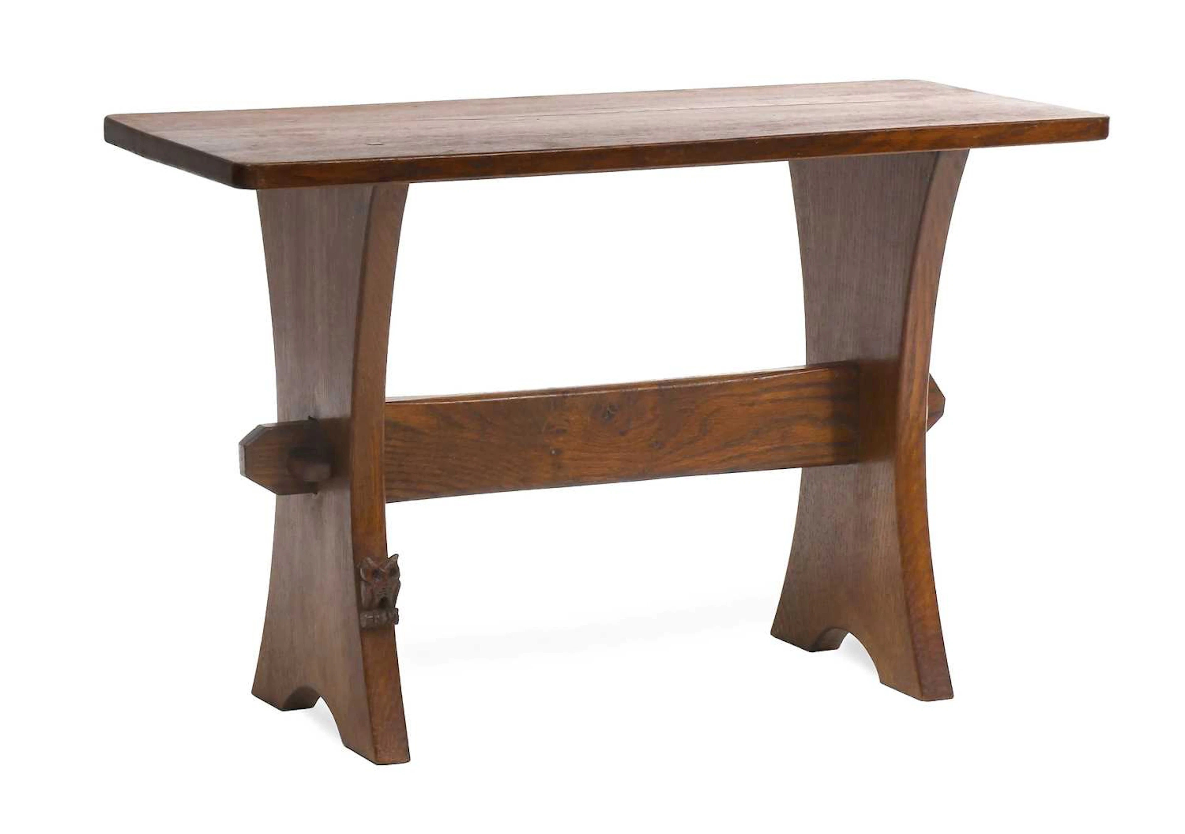Owlman: Albert Harrison (Thirsk): An English Oak Rectangular Table