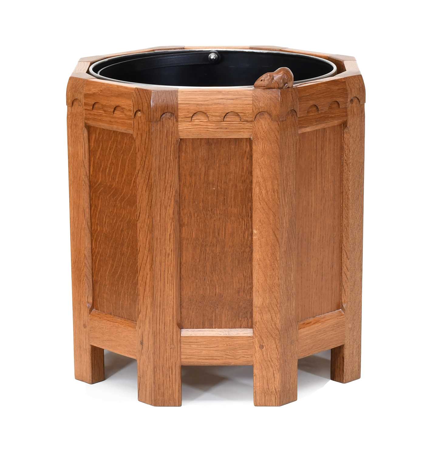 Workshop of Robert Mouseman Thompson (Kilburn): An English Oak Octagonal