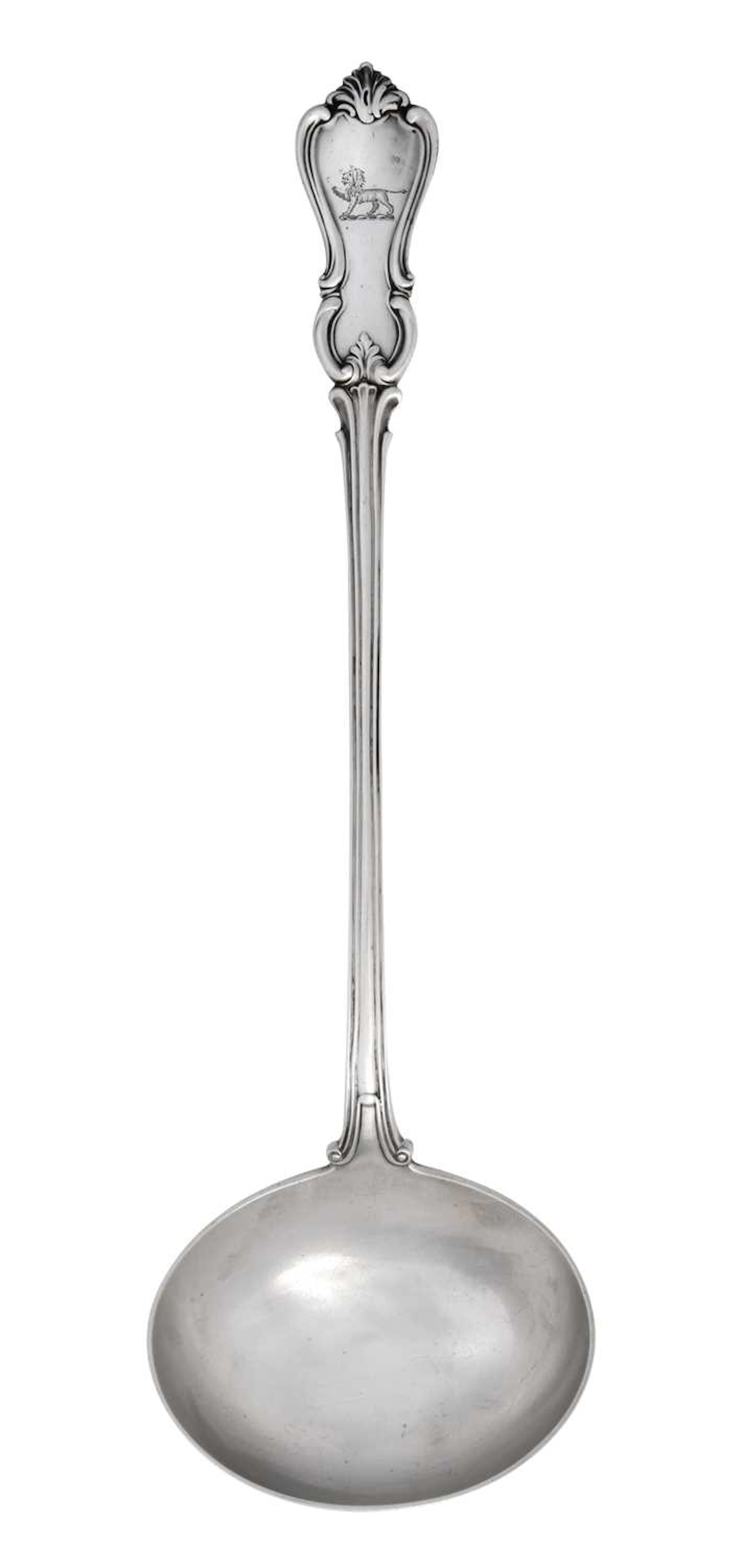 A Victorian Silver Soup-Ladle by Elizabeth Eaton, London, 1846, by