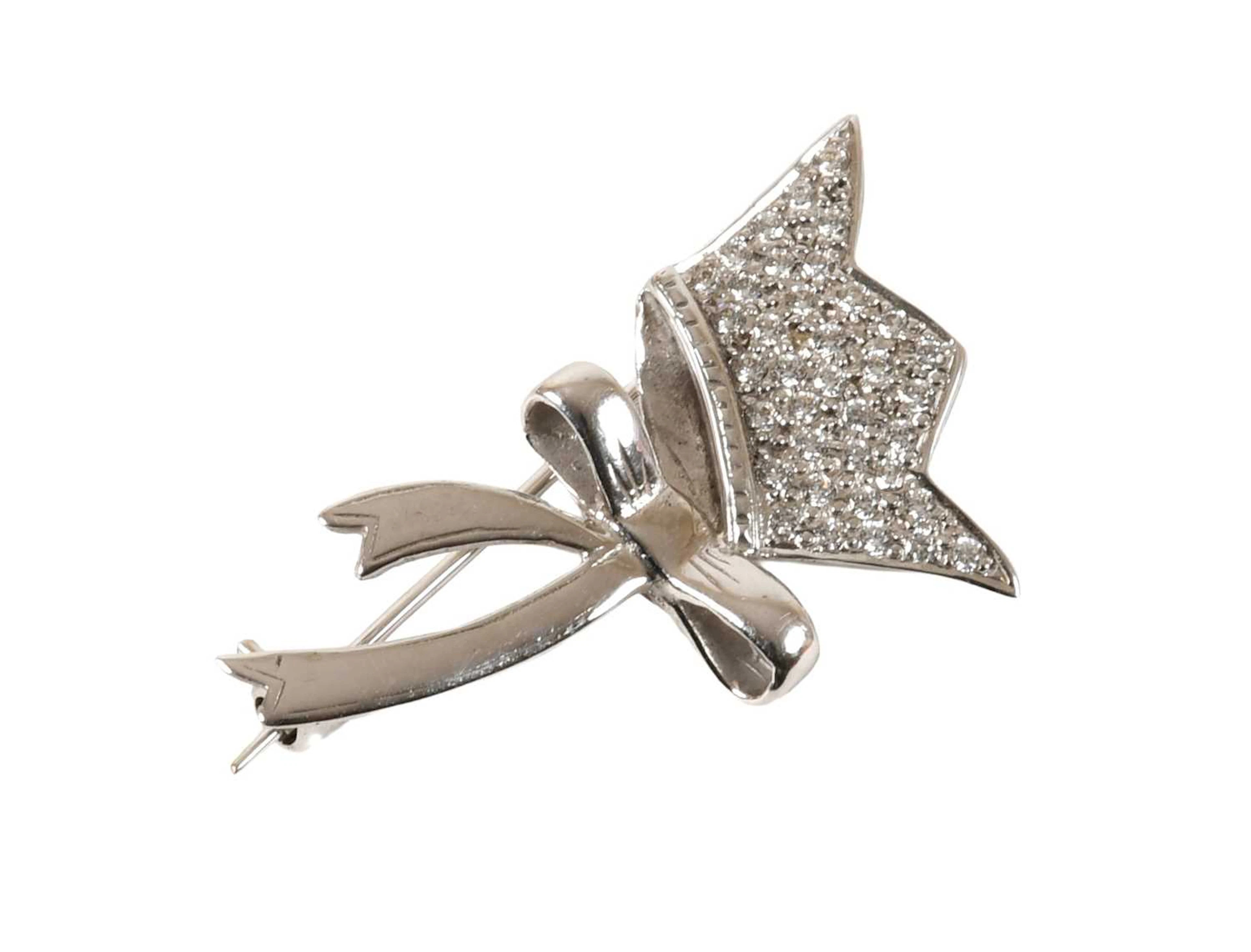 A Cubic Zirconia Brooch