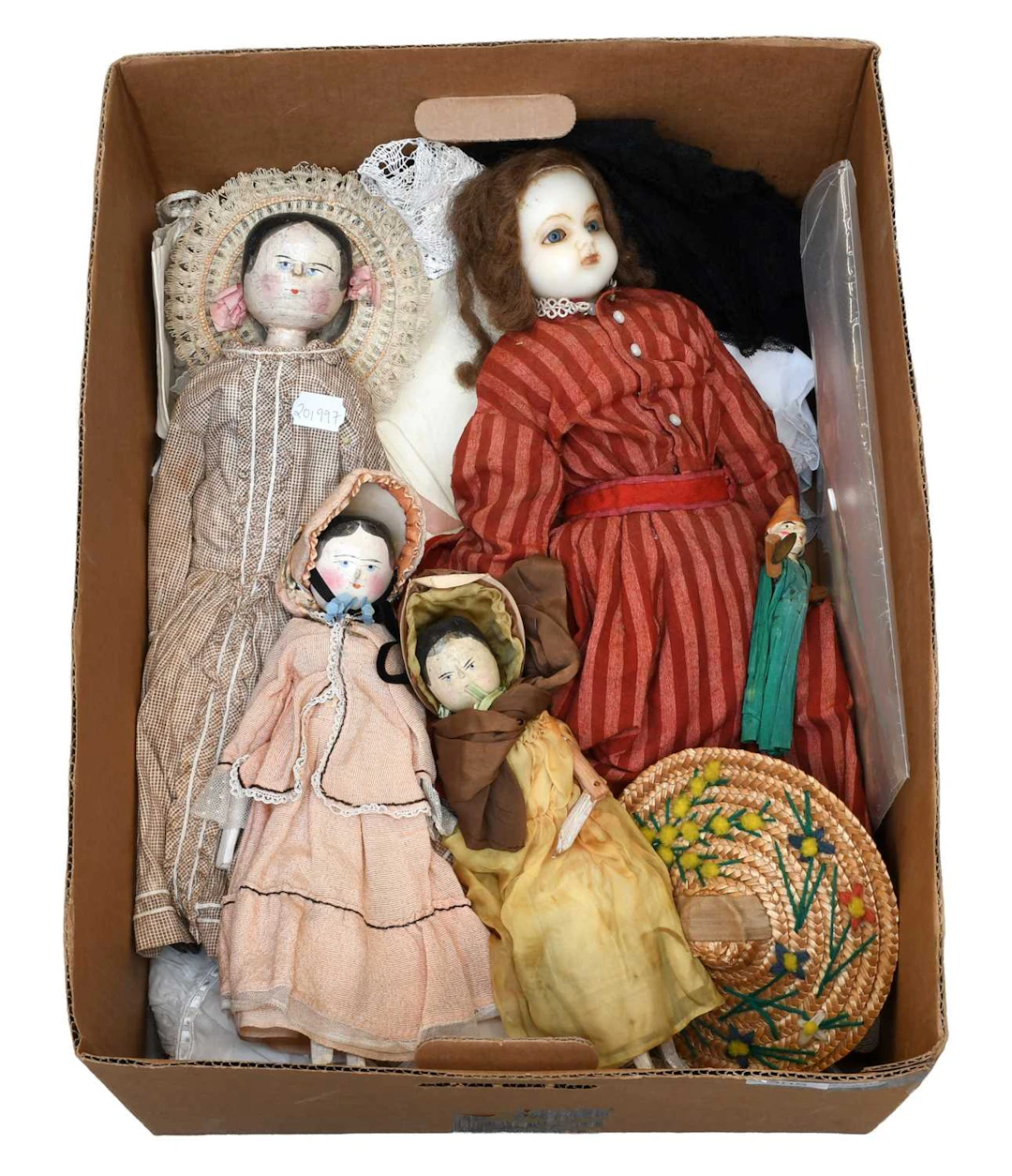 19th Century and 20th Century Dolls, Lace and Textiles