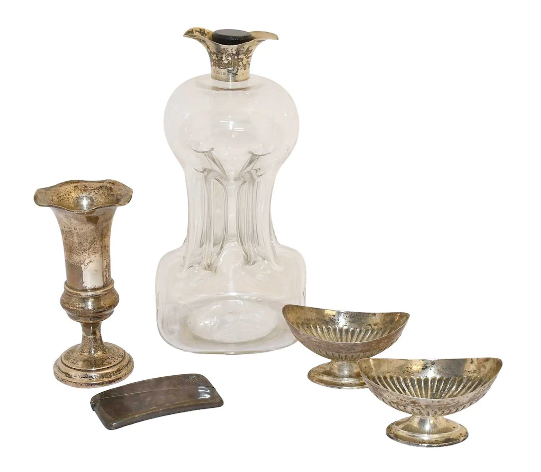 A Collection of Assorted Silver or Silver-Mounted Items