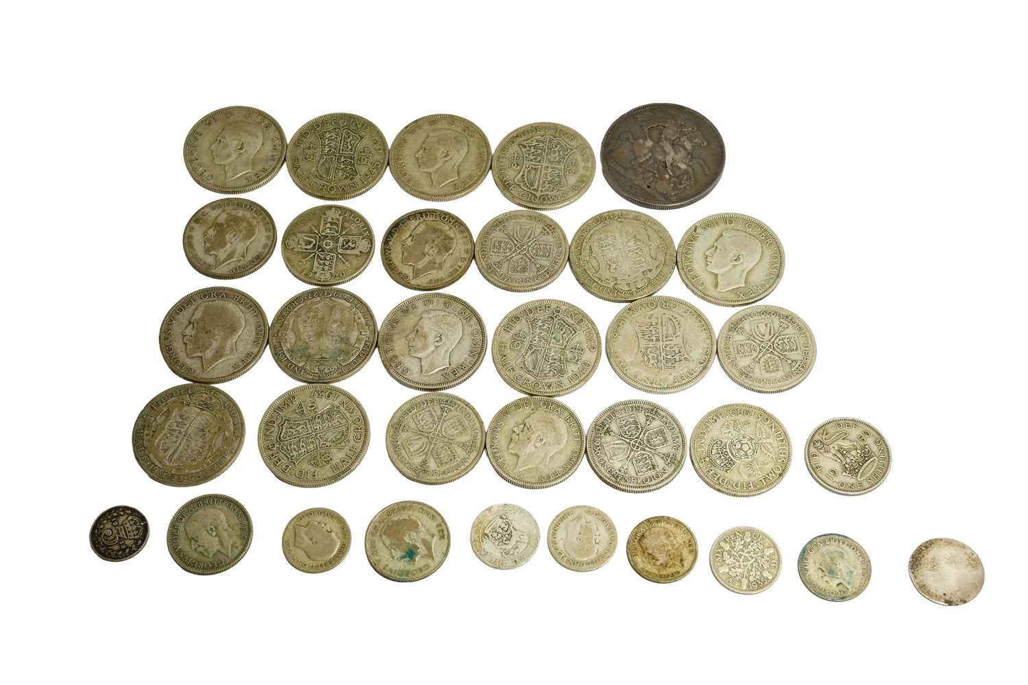 A Collection of silver coins