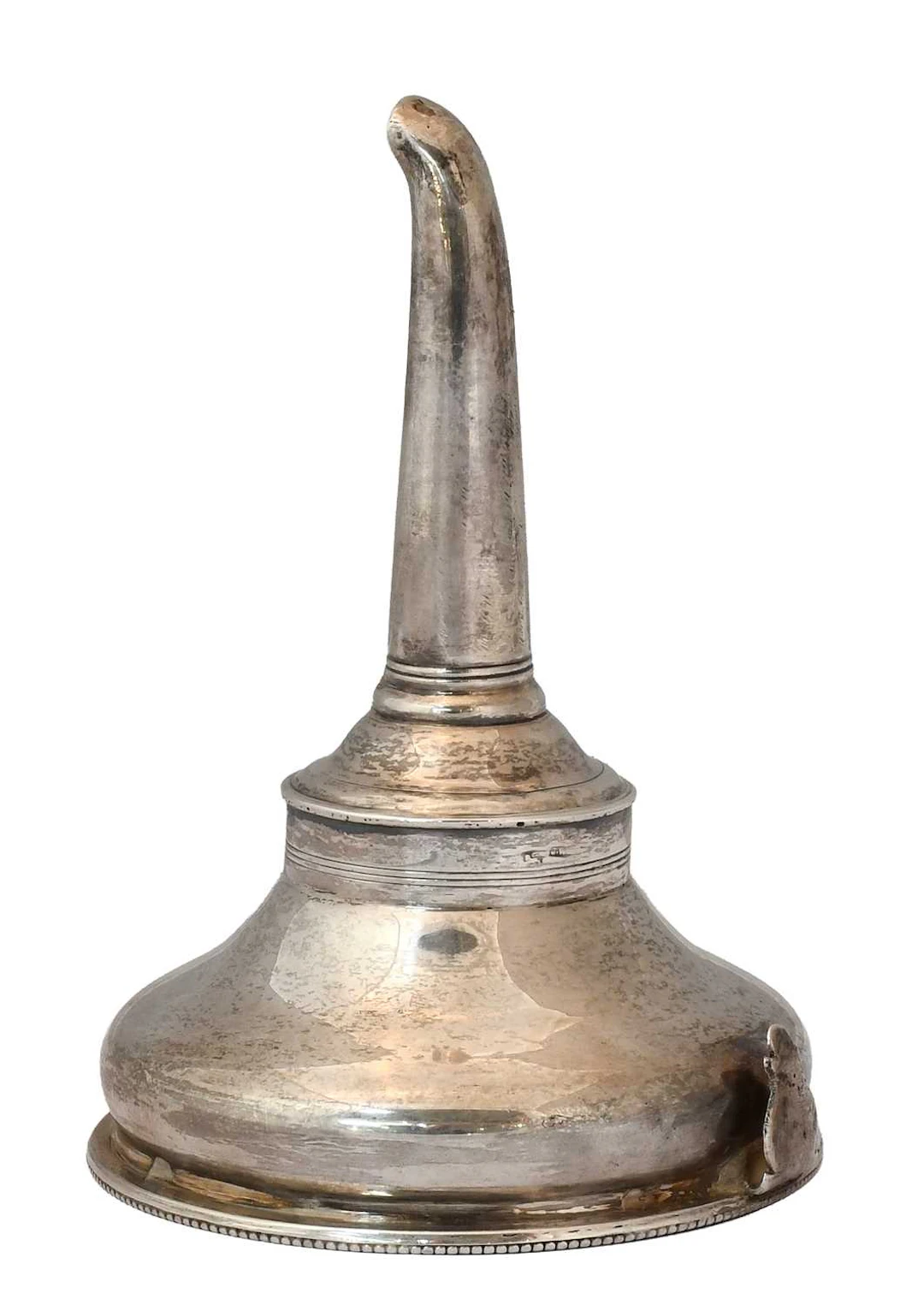 A George III Silver Wine-Funnel, Marks Indistinct, Circa 1800