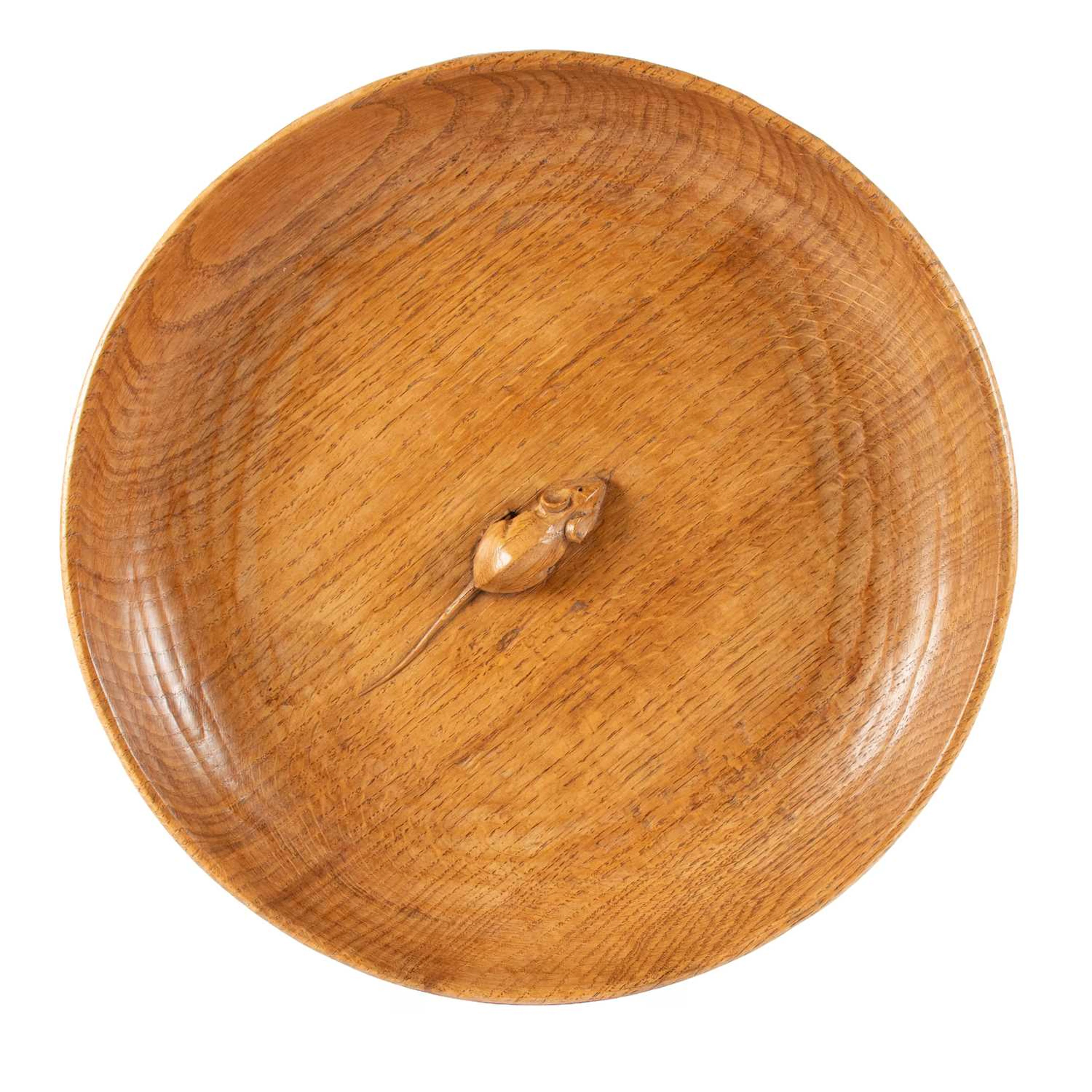 Workshop of Robert Mouseman Thompson (Kilburn): An English Oak Fruit Bowl