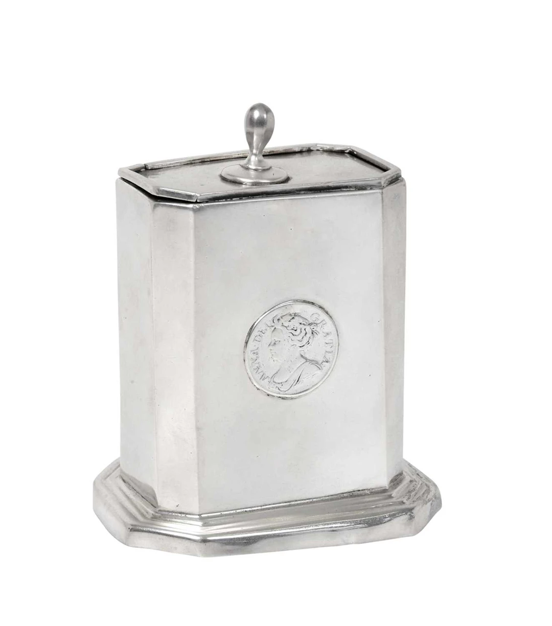 A George V Silver Tea-Caddy by Harry Freeman, London, 1910, Britannia