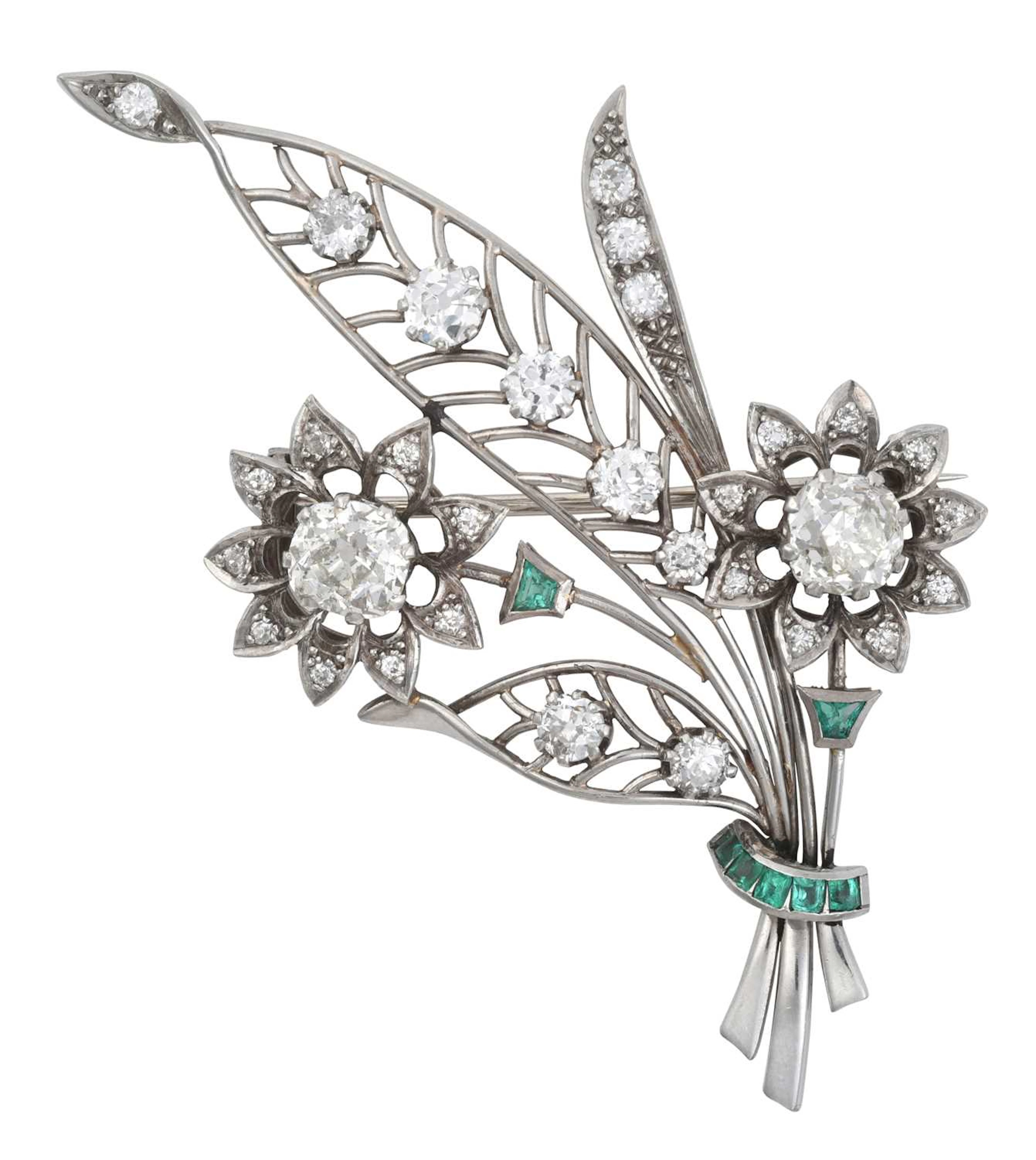 A Diamond Brooch