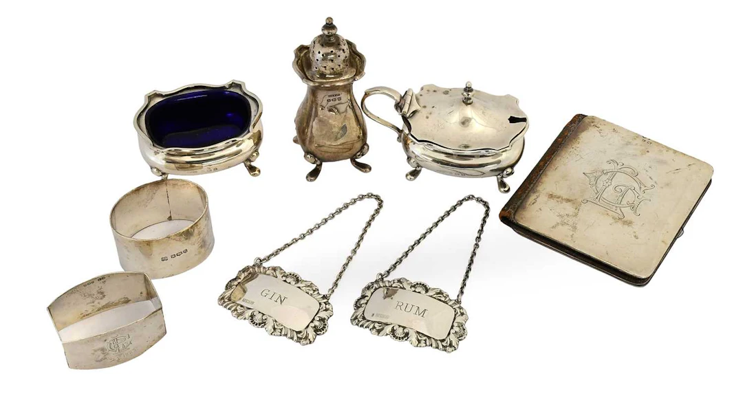 A Collection of Assorted Silver