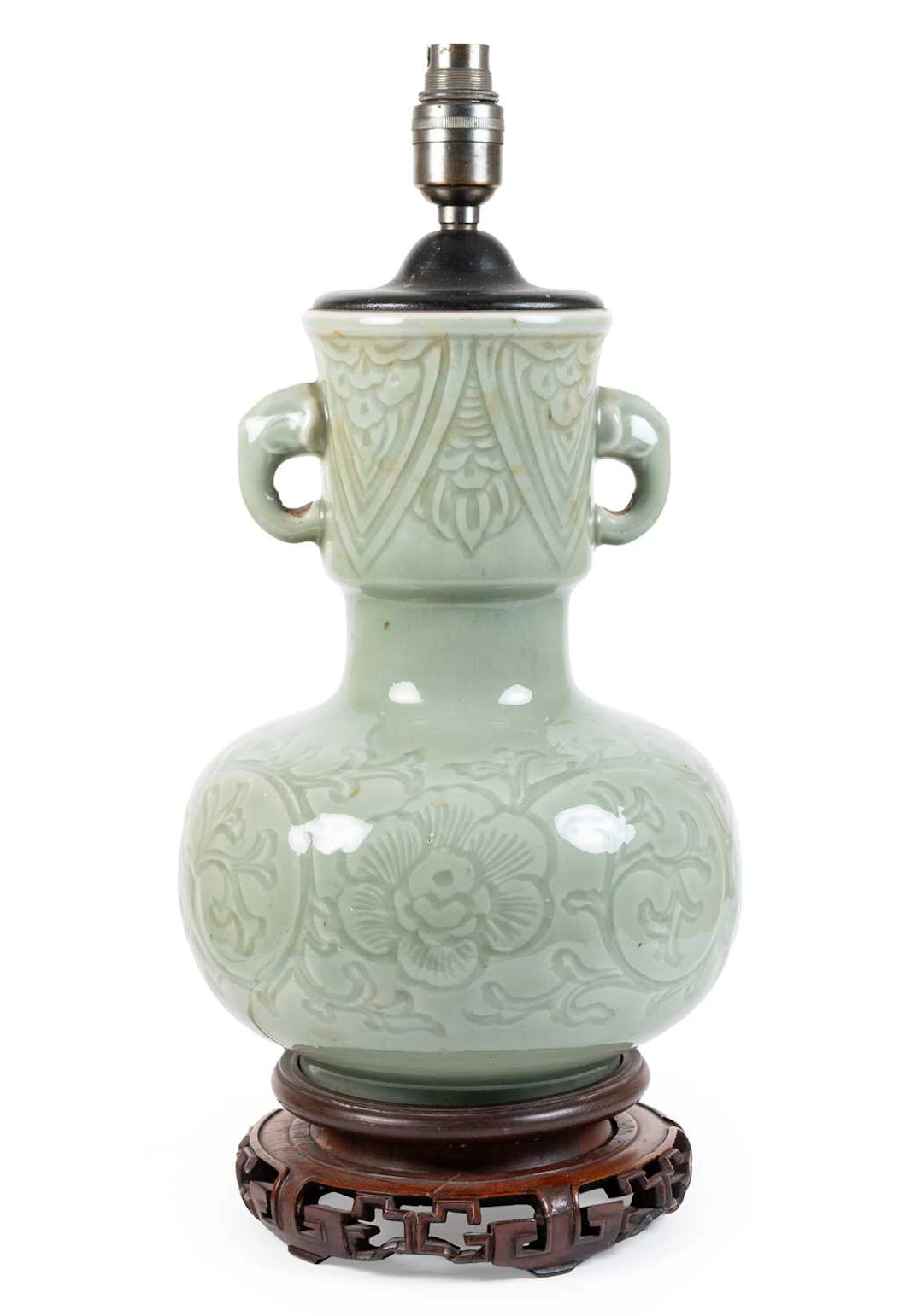 A Chinese Celadon-Glazed Vase