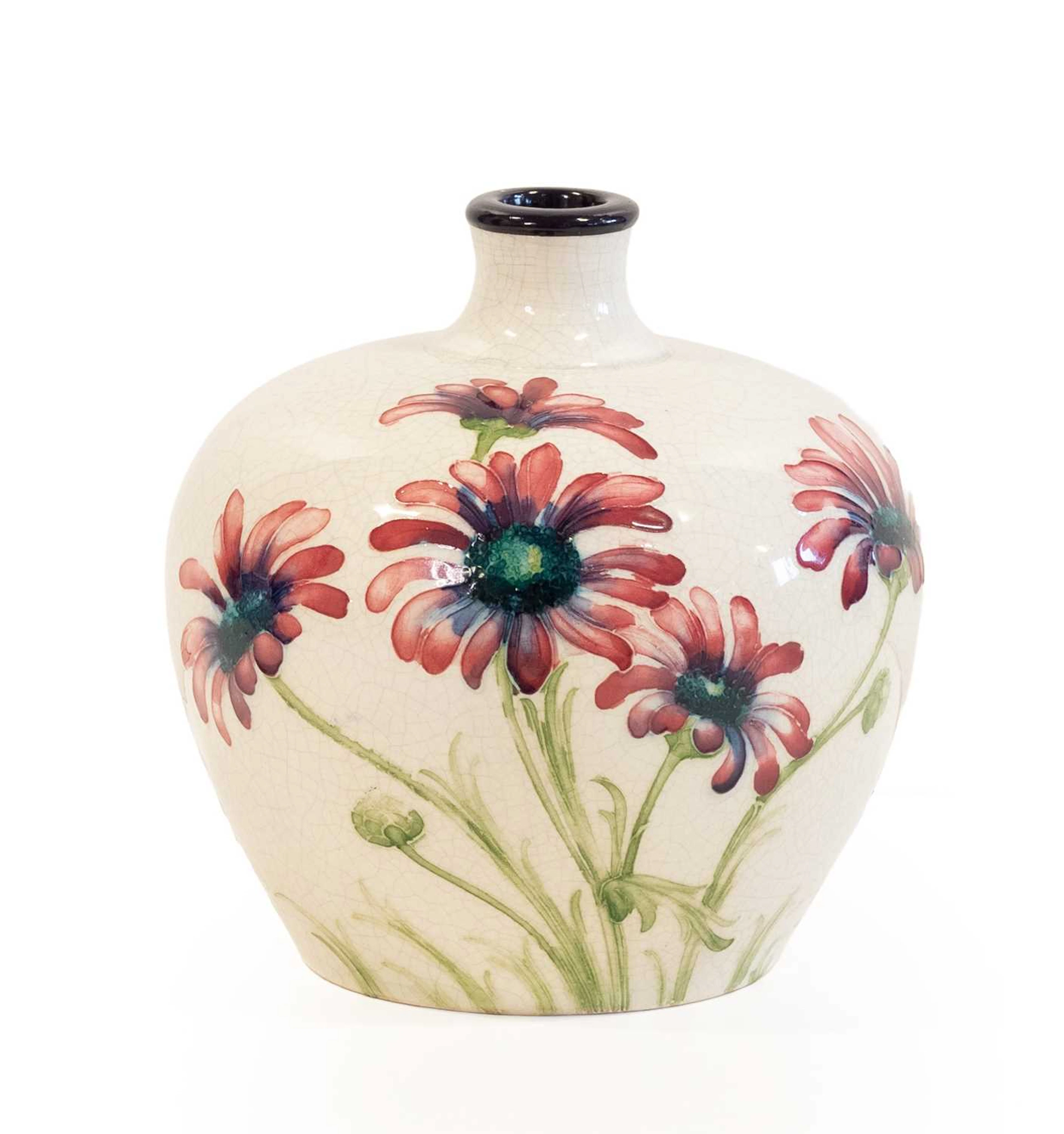 William Moorcroft (1872-1945): A Daisy Pattern Vase, circa 1902
