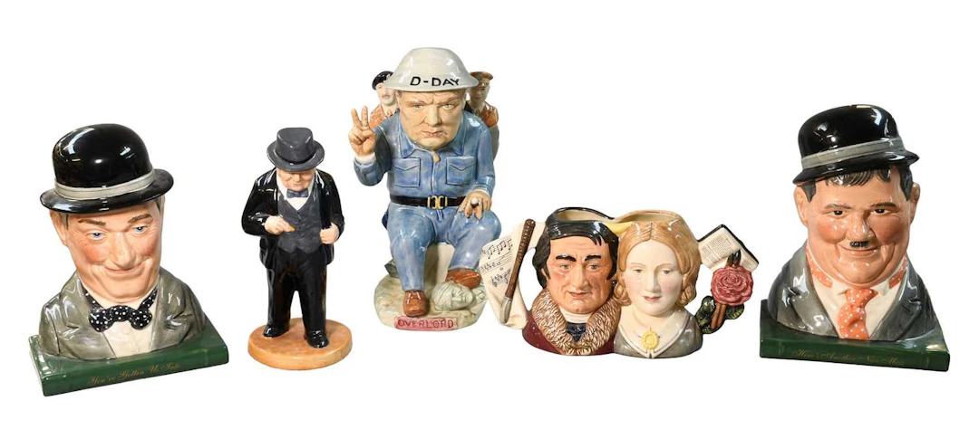 A Collection of Royal Doulton Character Jugs