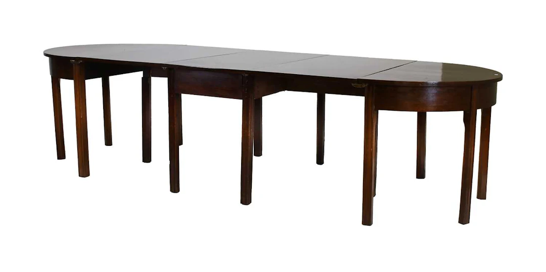 A George III Mahogany Extending Dining Table, early 19th century
