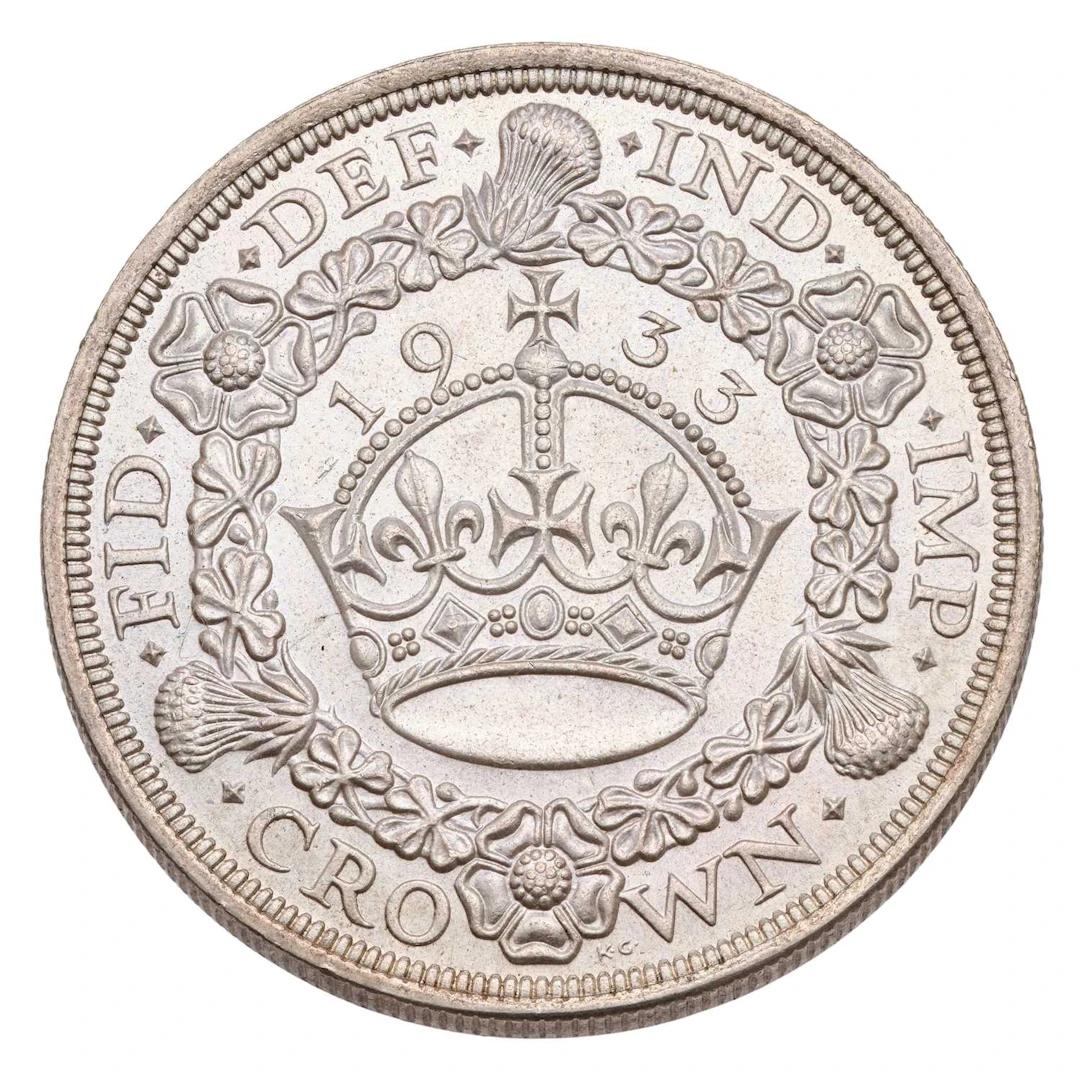 George V, 'Wreath' Crown 1933