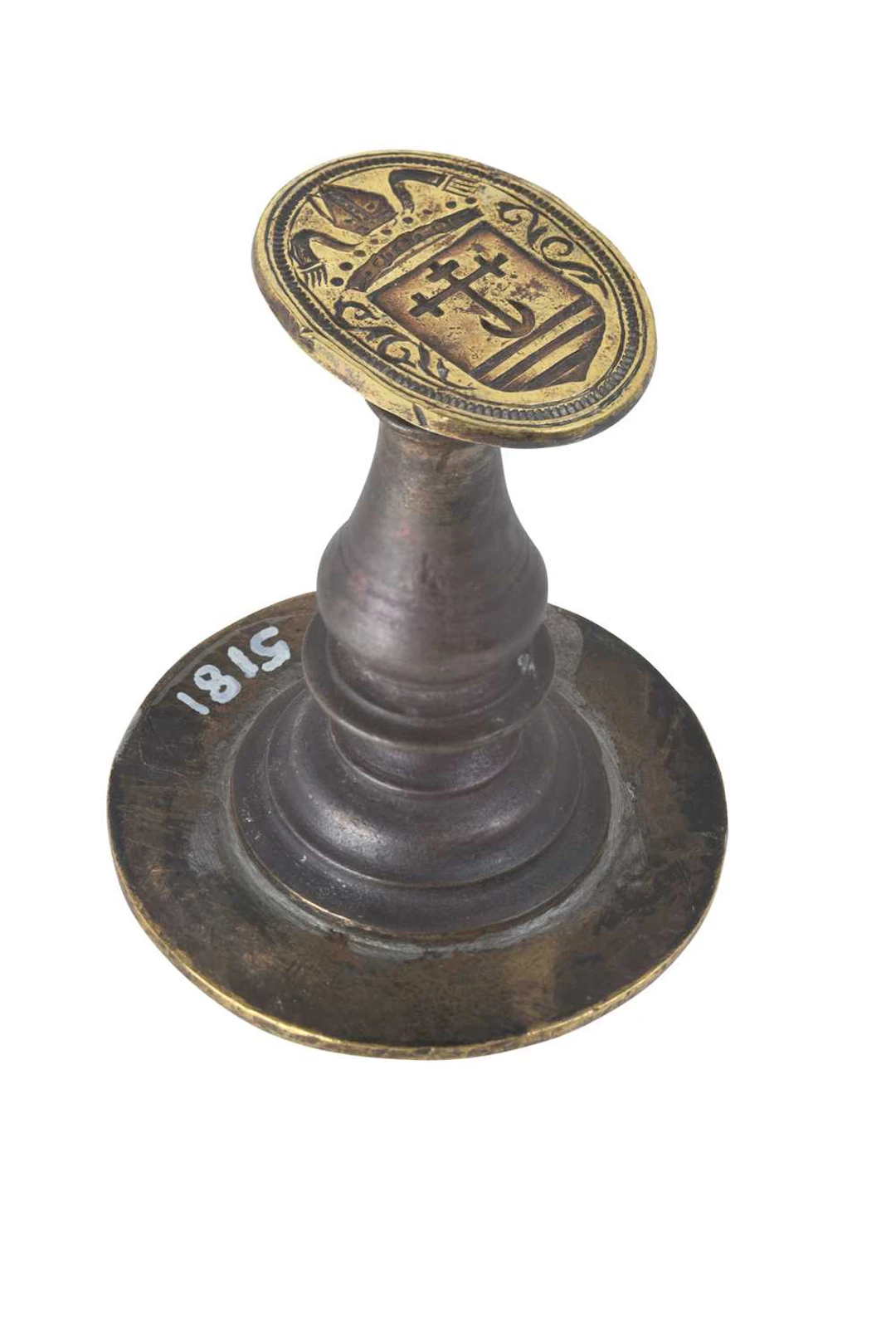 A French Bronze and Brass Double Hand-Seal Circa 1600, Circa 1600