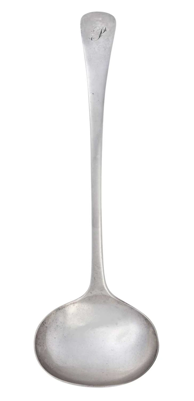 An Edward VII Silver Soup-Ladle by Atkin Brothers, Sheffield, 1909