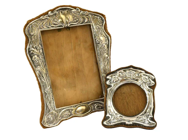 Two Edward VII Silver-Mounted Photograph-Frames, Each Birmingham
