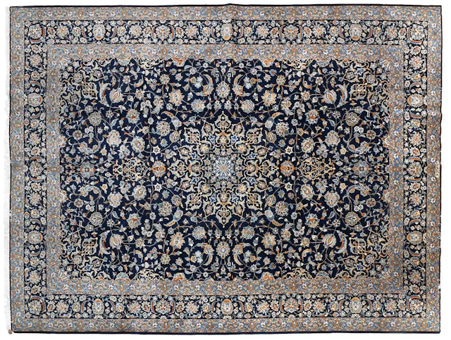Kashan Carpet, Central Iran, Circa 1970