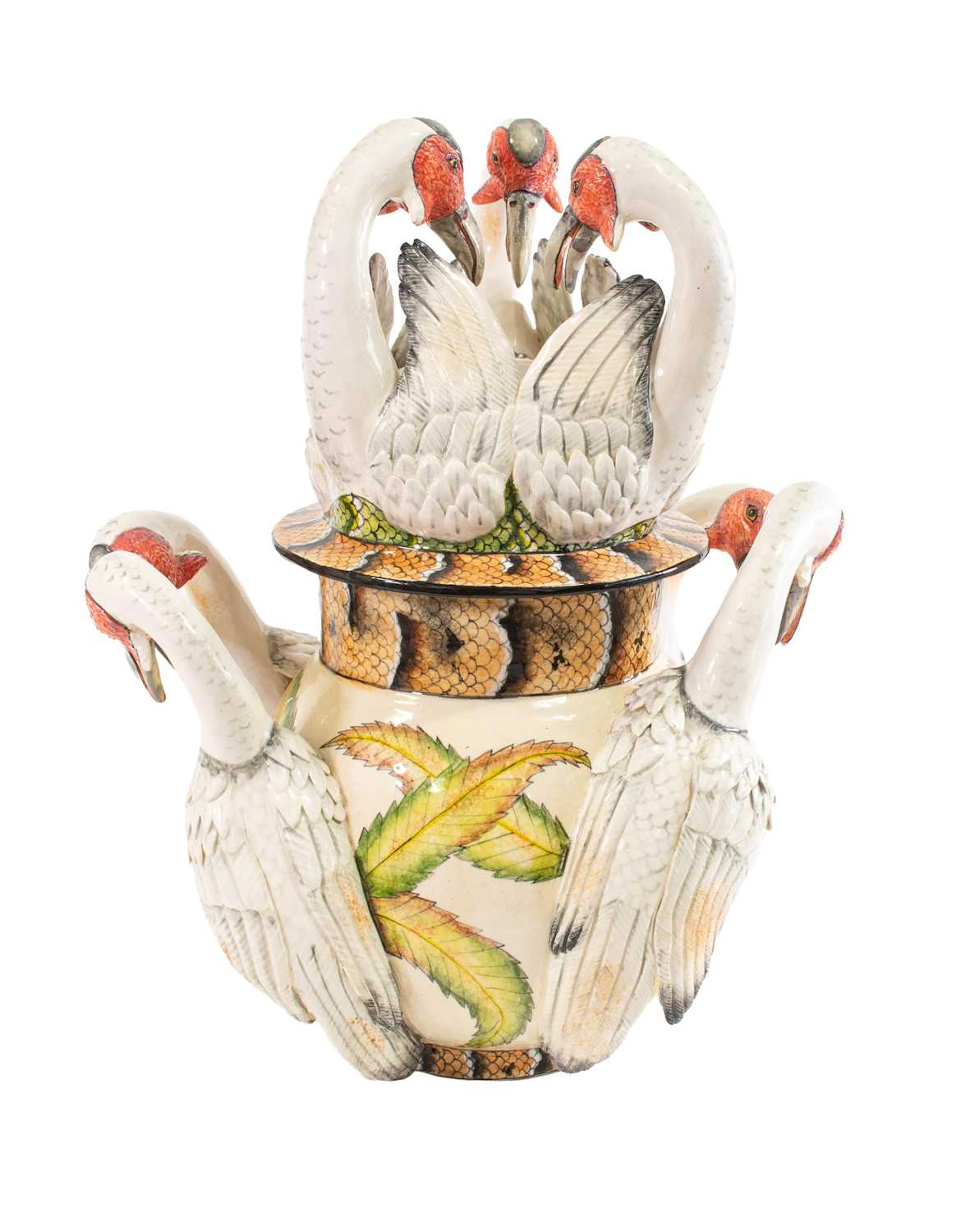 Ardmore KZN Ceramic Studio: A Pair of Tureens and Covers, 2014