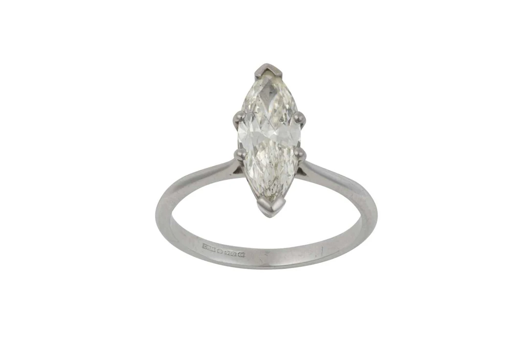 A Platinum Diamond Solitaire Ring