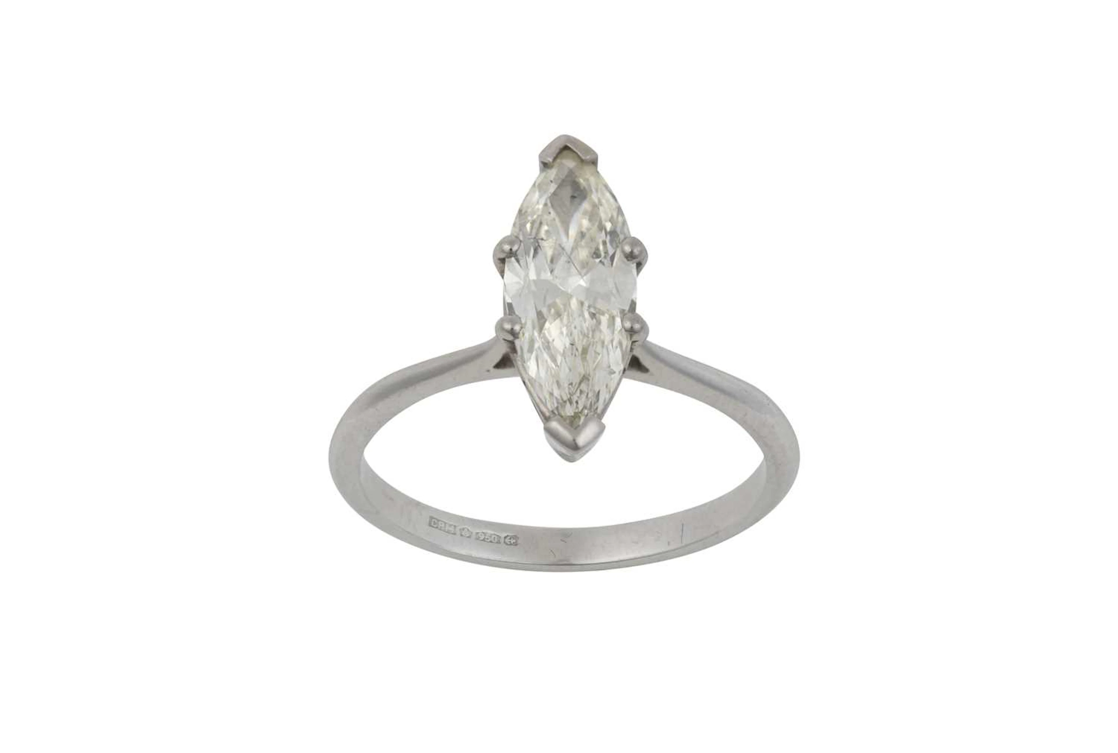 A Platinum Diamond Solitaire Ring