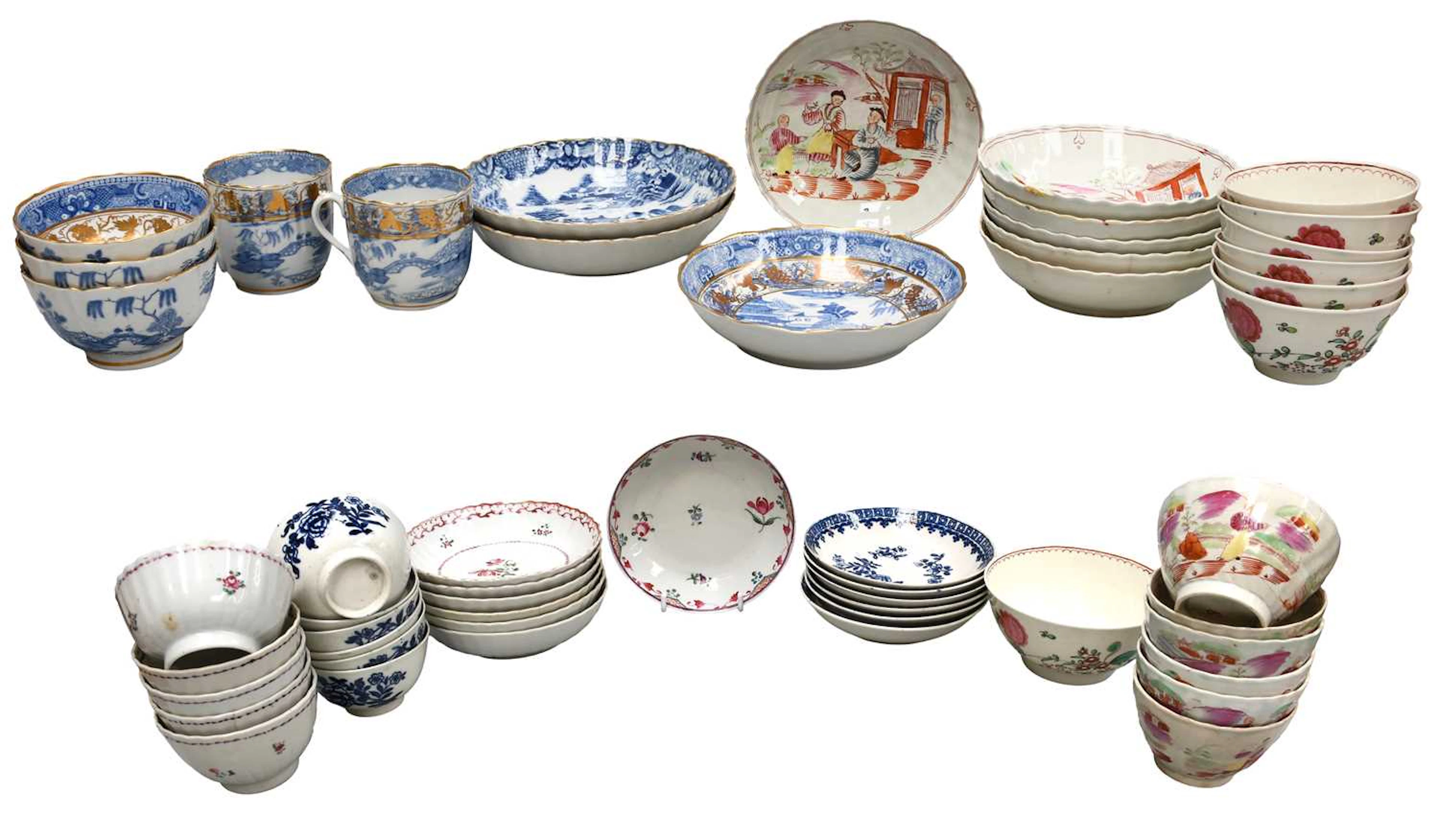 A Collection of English Porcelain, late 18th century