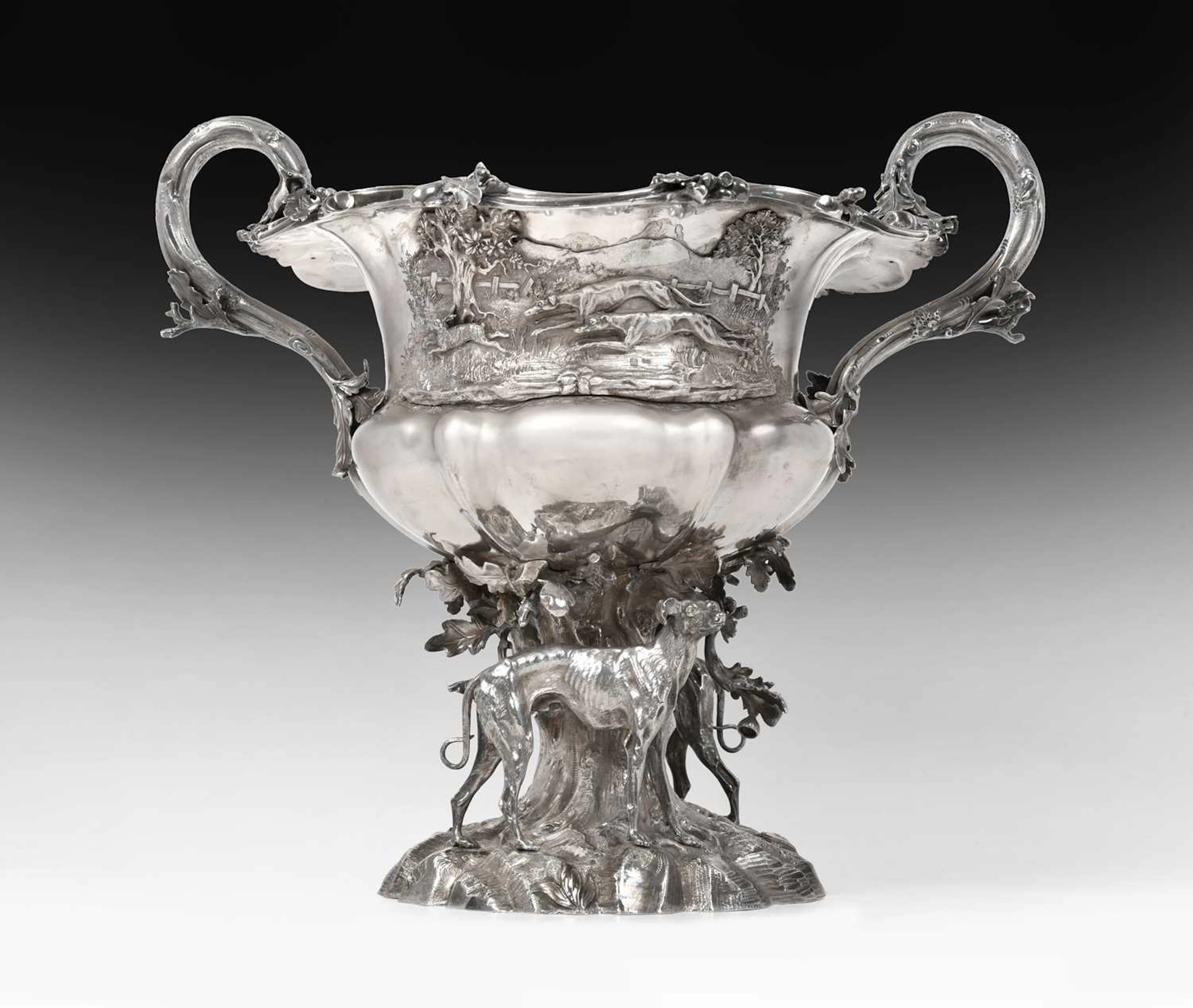 A Victorian Silver Two-Handled Trophy-Cup by Stephen Smith and William