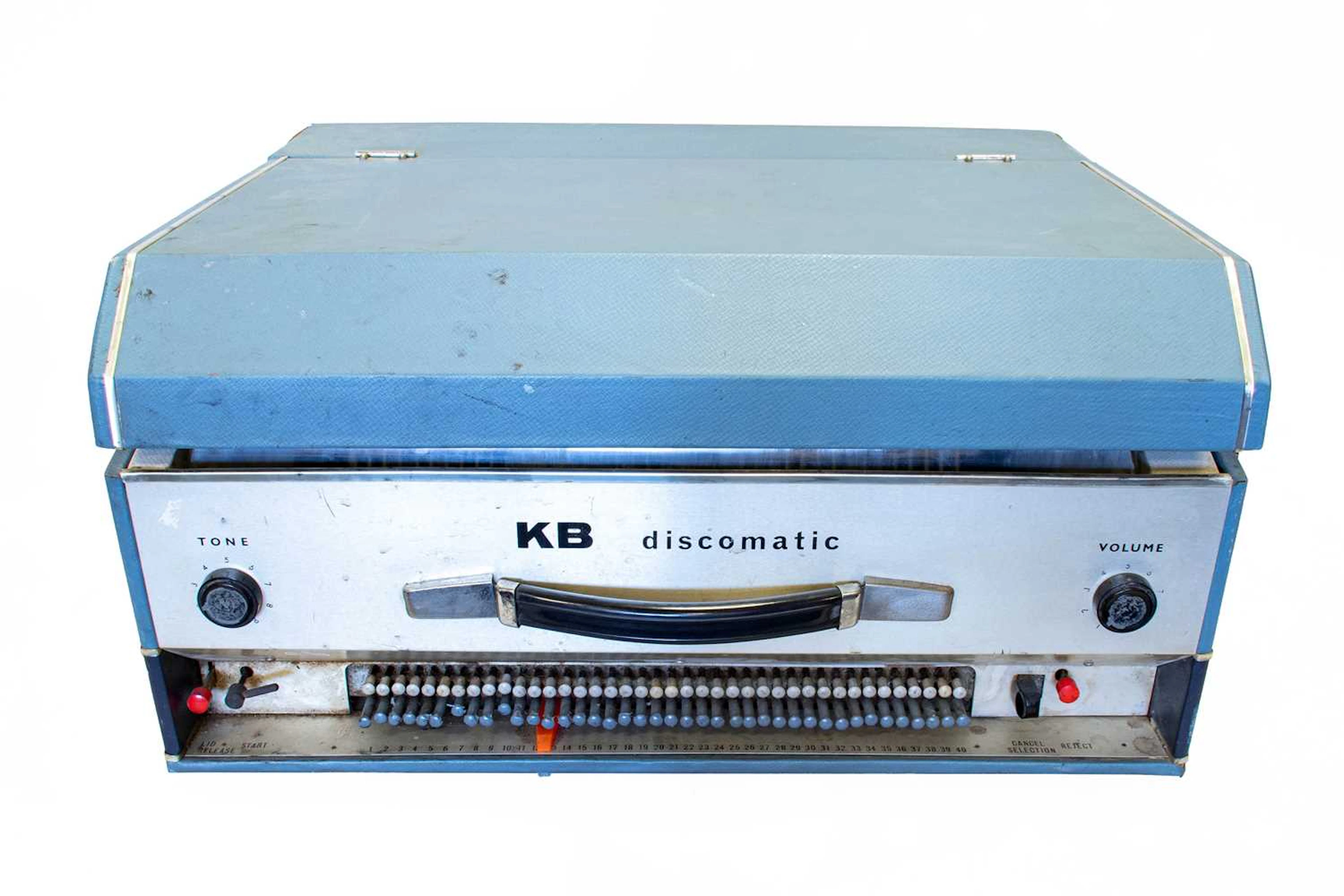 A Rare Kolster-Brandes Discomatic Table-Top Portable Jukebox