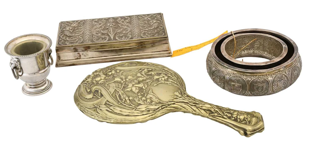 A Collection of Silver and Silver Plate