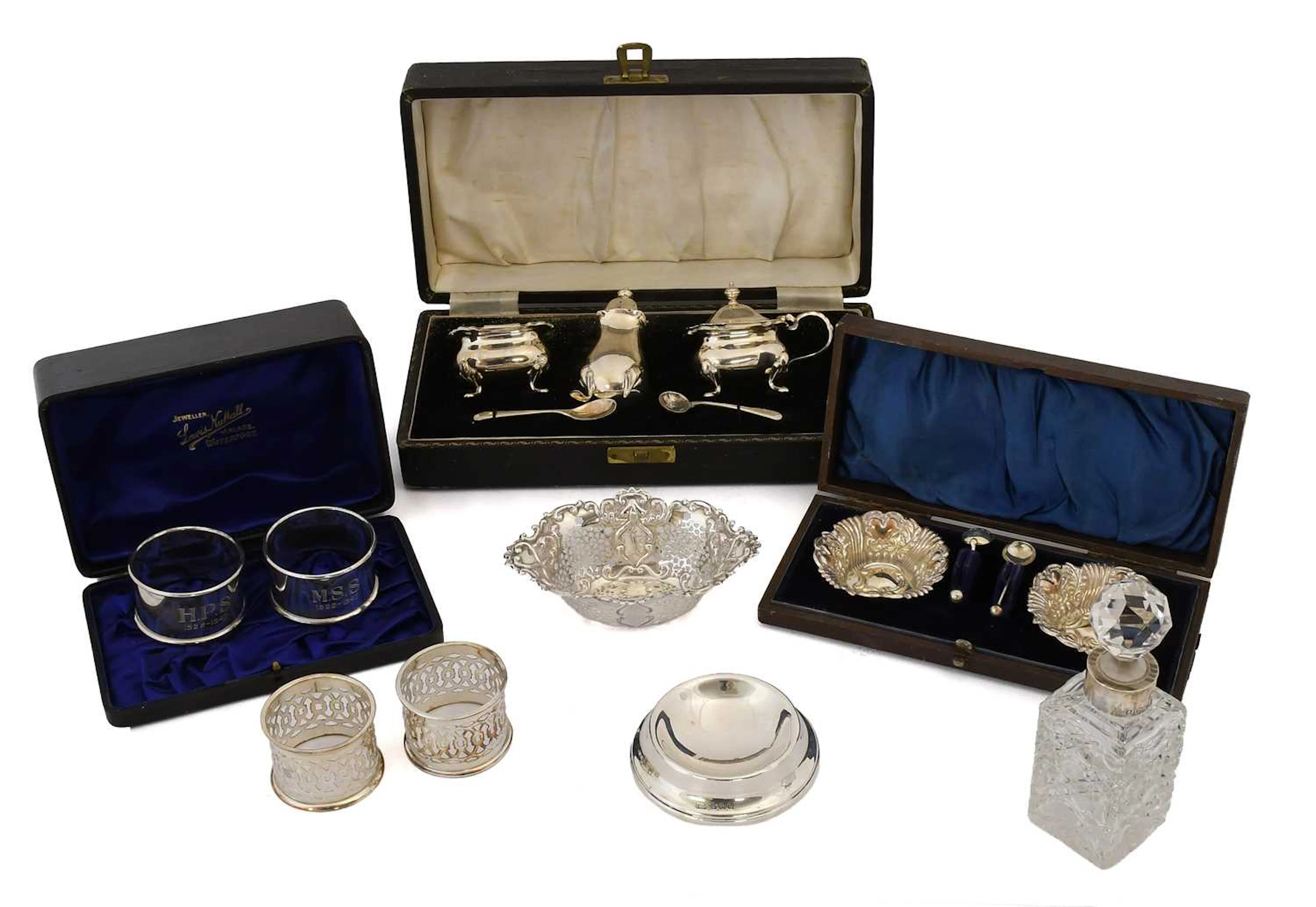 A Collection of Assorted Silver