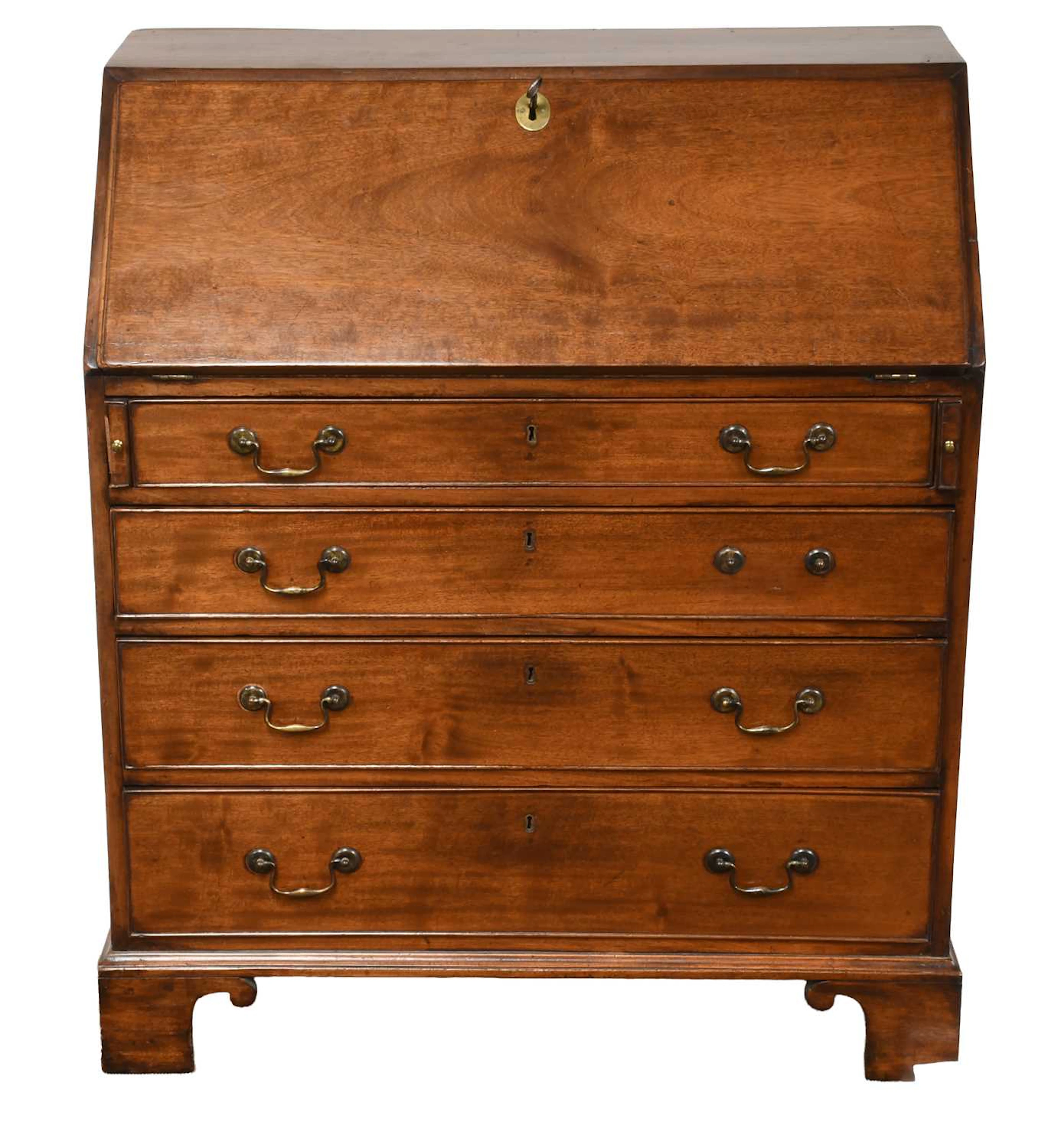 A George III Mahogany Bureau