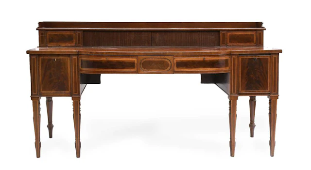 A George IV Mahogany Bowfront Sideboard, 2nd quarter 19th century
